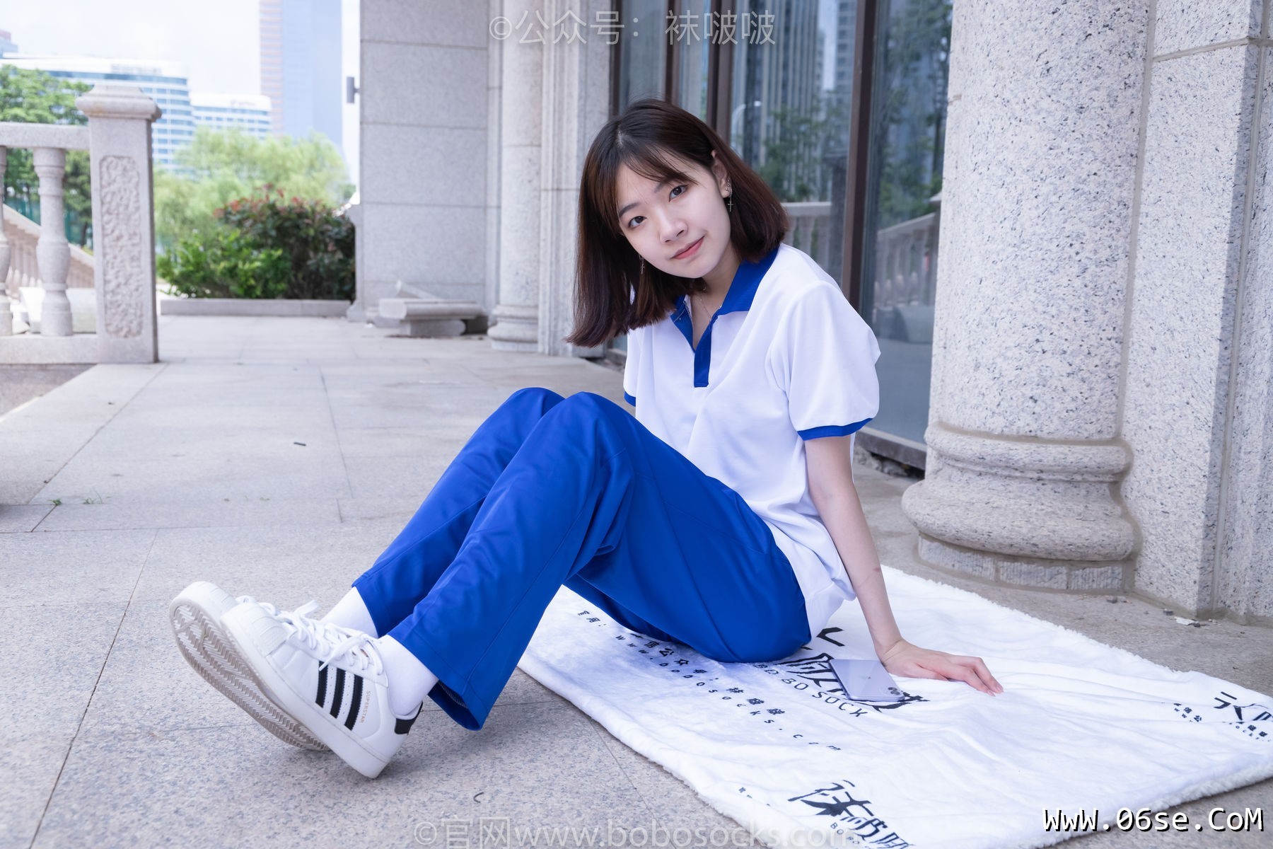 图片[23]-BoBoSocks袜啵啵 No.022 小甜豆-校服、贝壳头、白棉袜、肉丝[140P]-六色网
