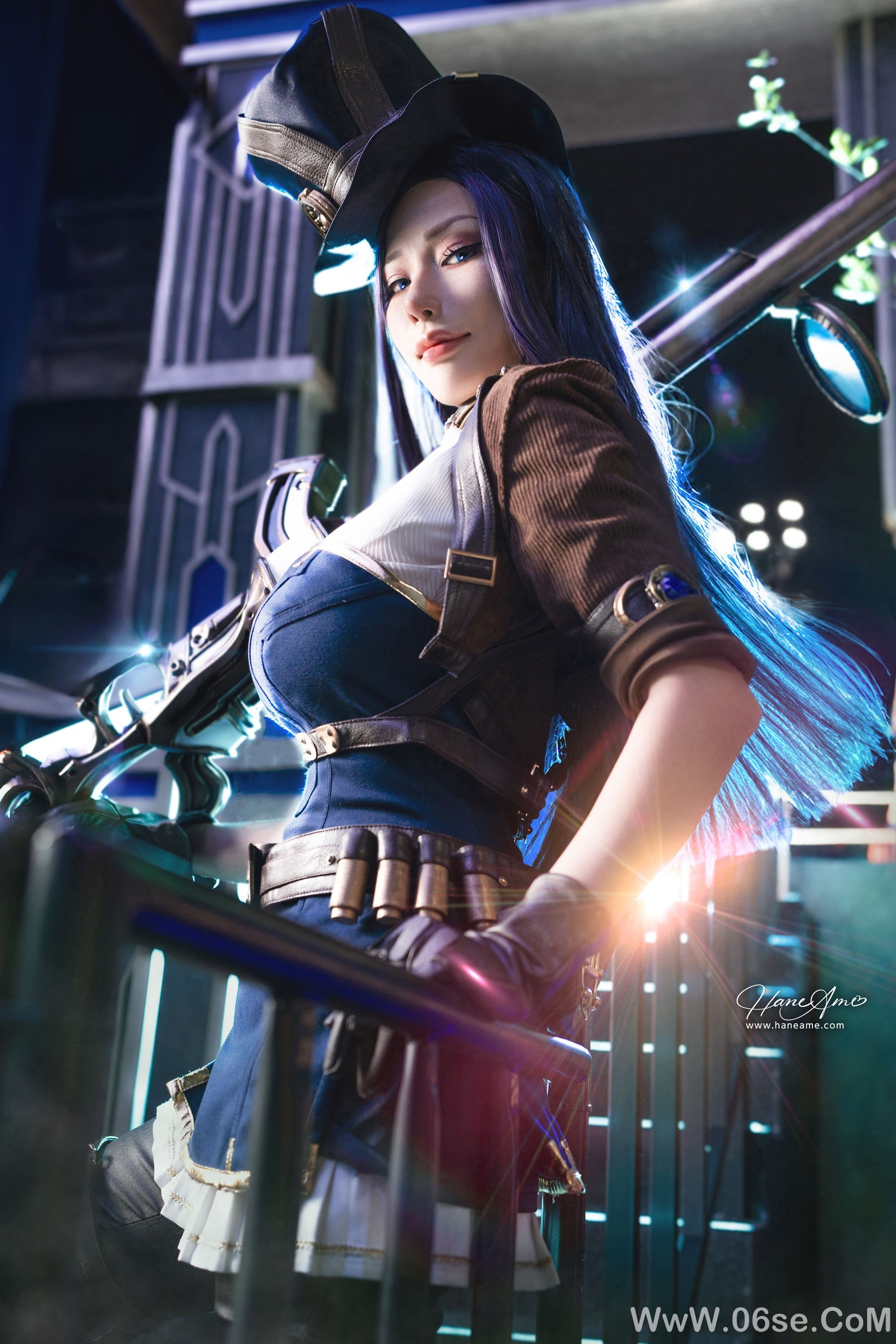 图片[9]-Hane Ame 雨波写真 – 英雄联盟 凱特琳[26P]-六色网