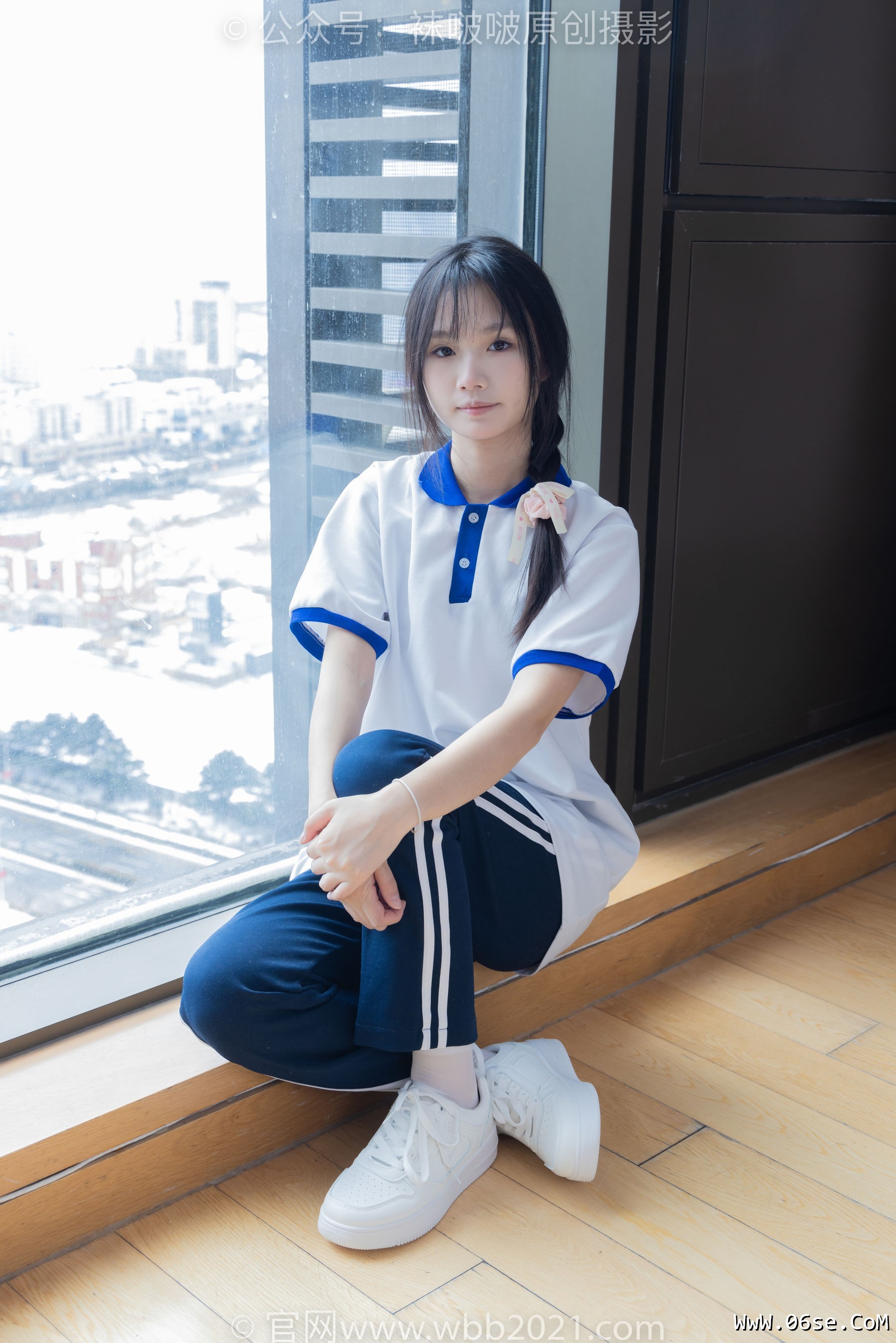 图片[38]-BoBoSocks袜啵啵 No.366 甜甜圈 -三双板鞋、白棉袜、短白丝[150P]-六色网