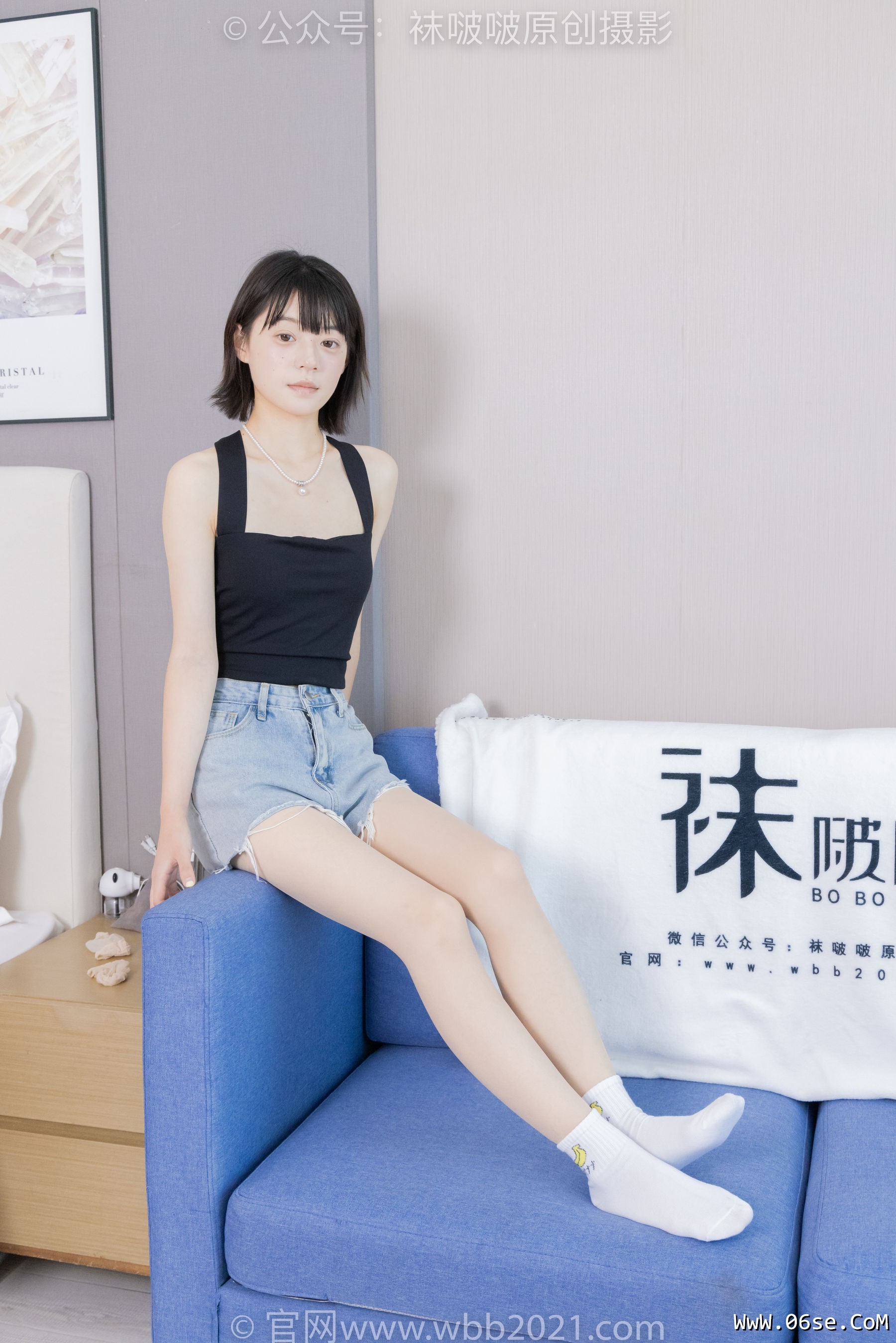 图片[85]-BoBoSocks袜啵啵 No.422 糯米 -长靴、白棉袜、肉丝[140P]-六色网