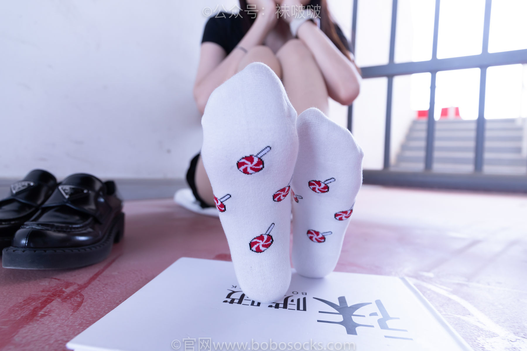 图片[81]-BoBoSocks袜啵啵 No.030 稚予- 皮鞋、短白棉袜、肉丝[141P]-六色网