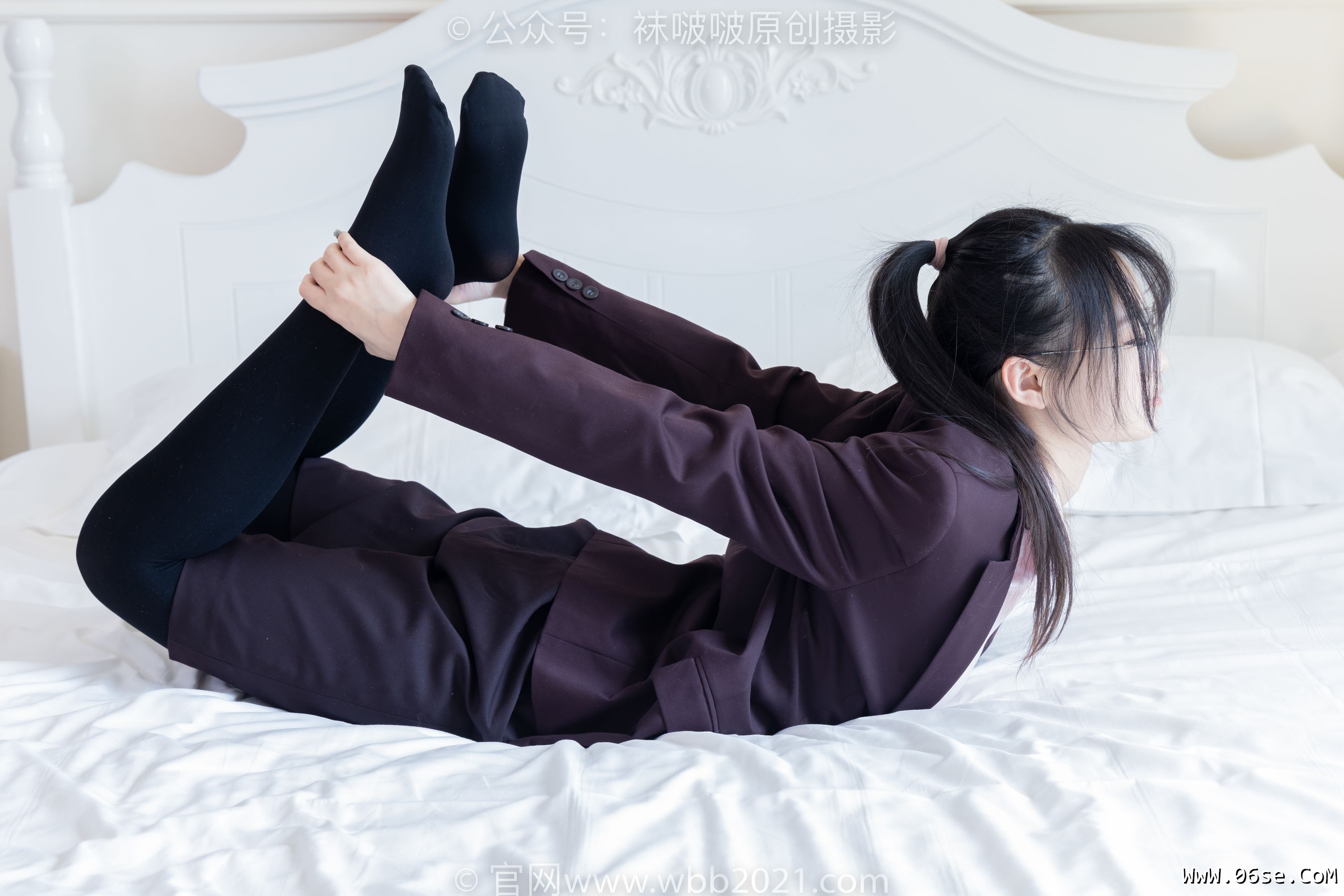 图片[77]-BoBoSocks袜啵啵 No.362 甜甜圈 -两双皮鞋、厚肉丝、厚黑丝、ol制服[230P]-六色网