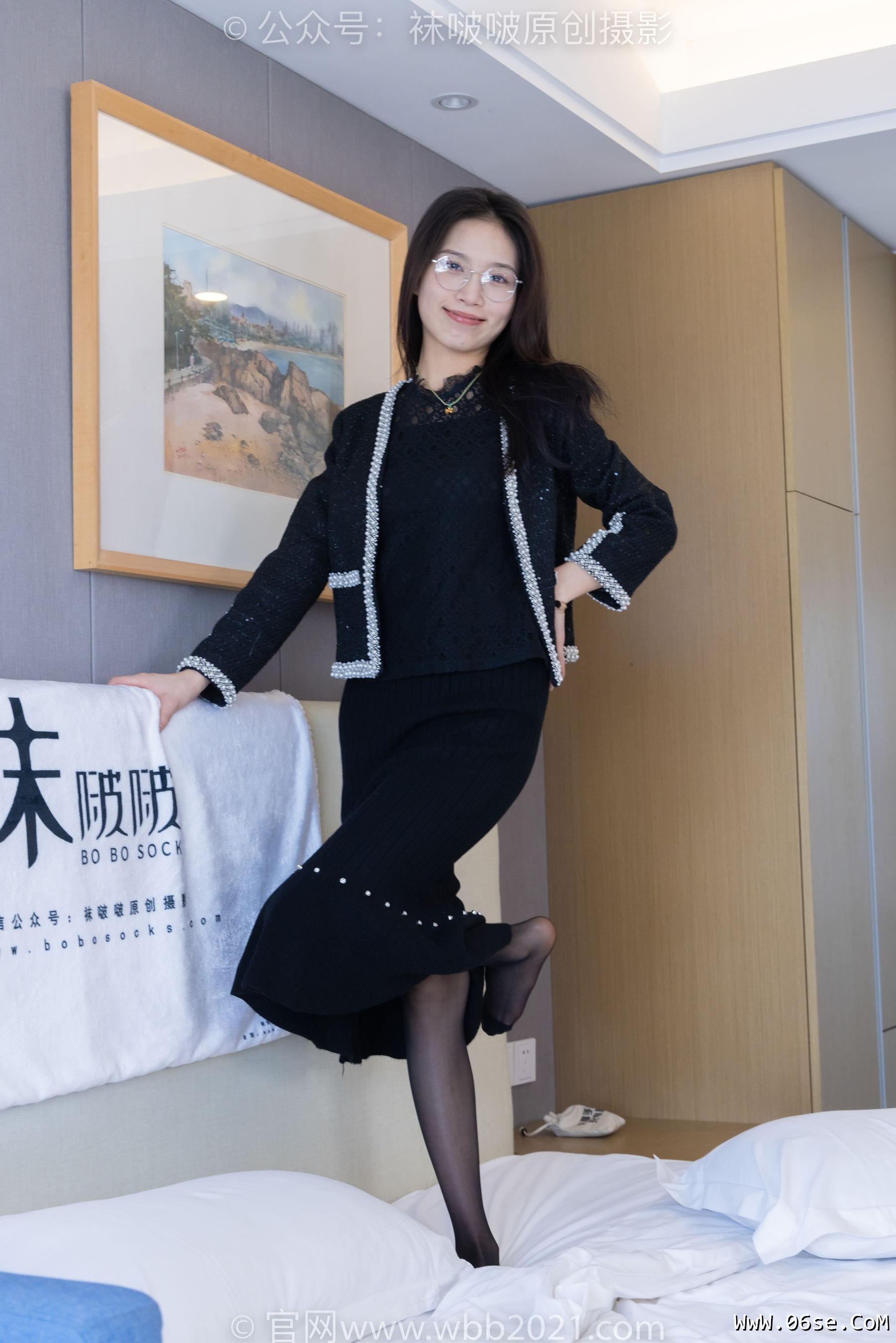 图片[23]-BoBoSocks袜啵啵 No.425 芝士 -高跟鞋、板鞋、肉丝、黑丝[155P]-六色网