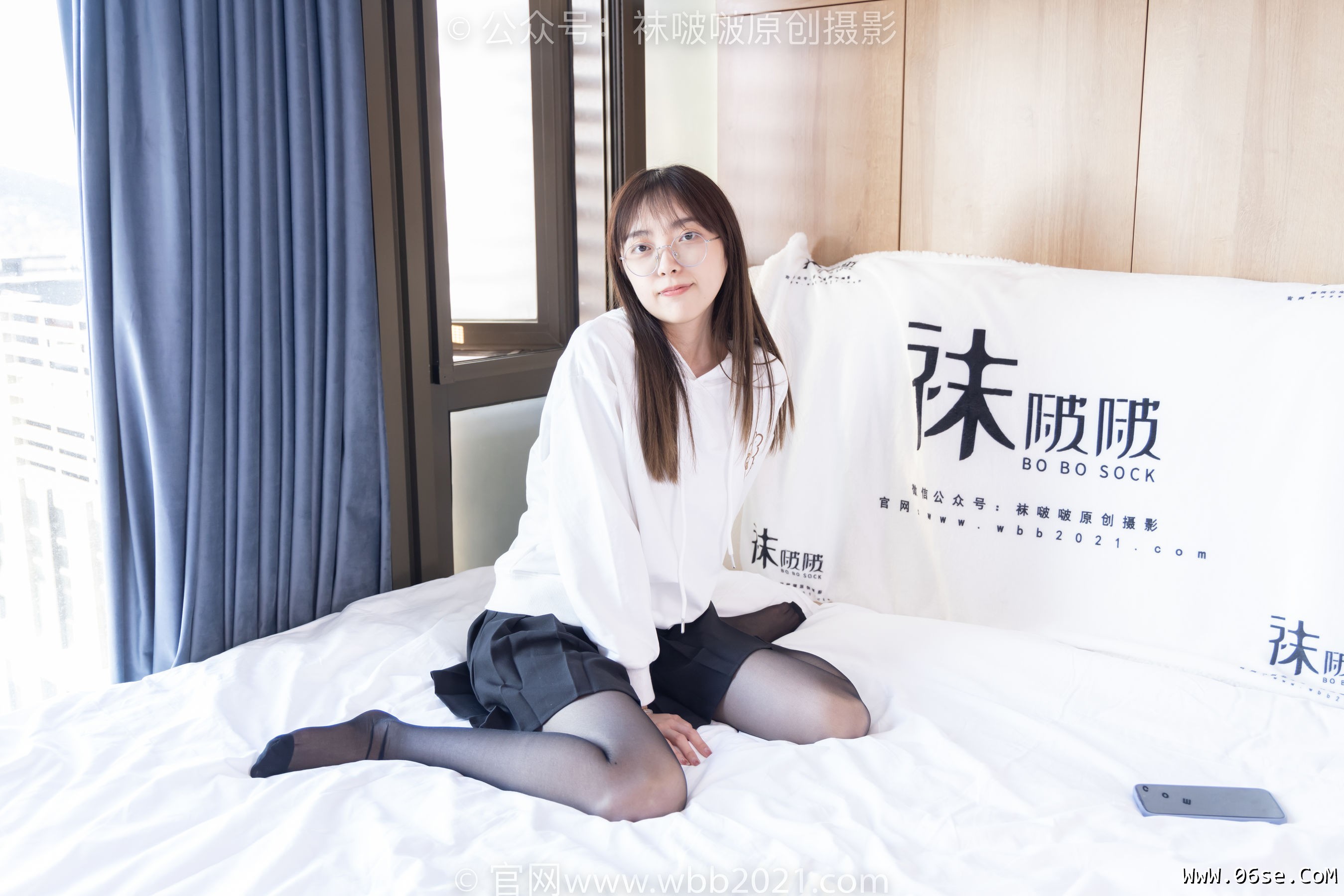 图片[23]-BoBoSocks袜啵啵 No.407 稚予 -板鞋、黑丝[140P]-六色网