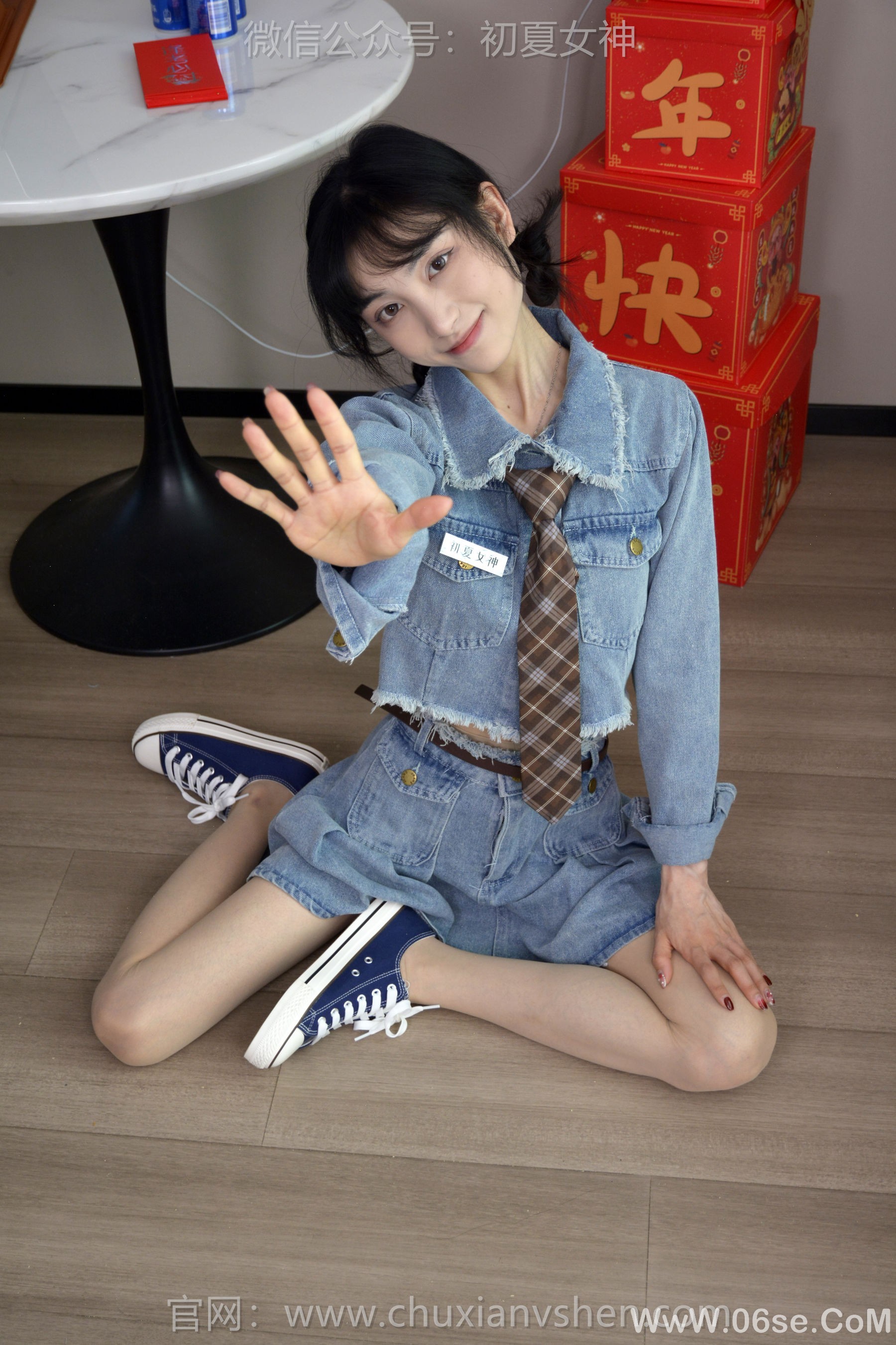 图片[99]-初夏女神 No.247 柒柒 浪漫牛仔[140P]-六色网