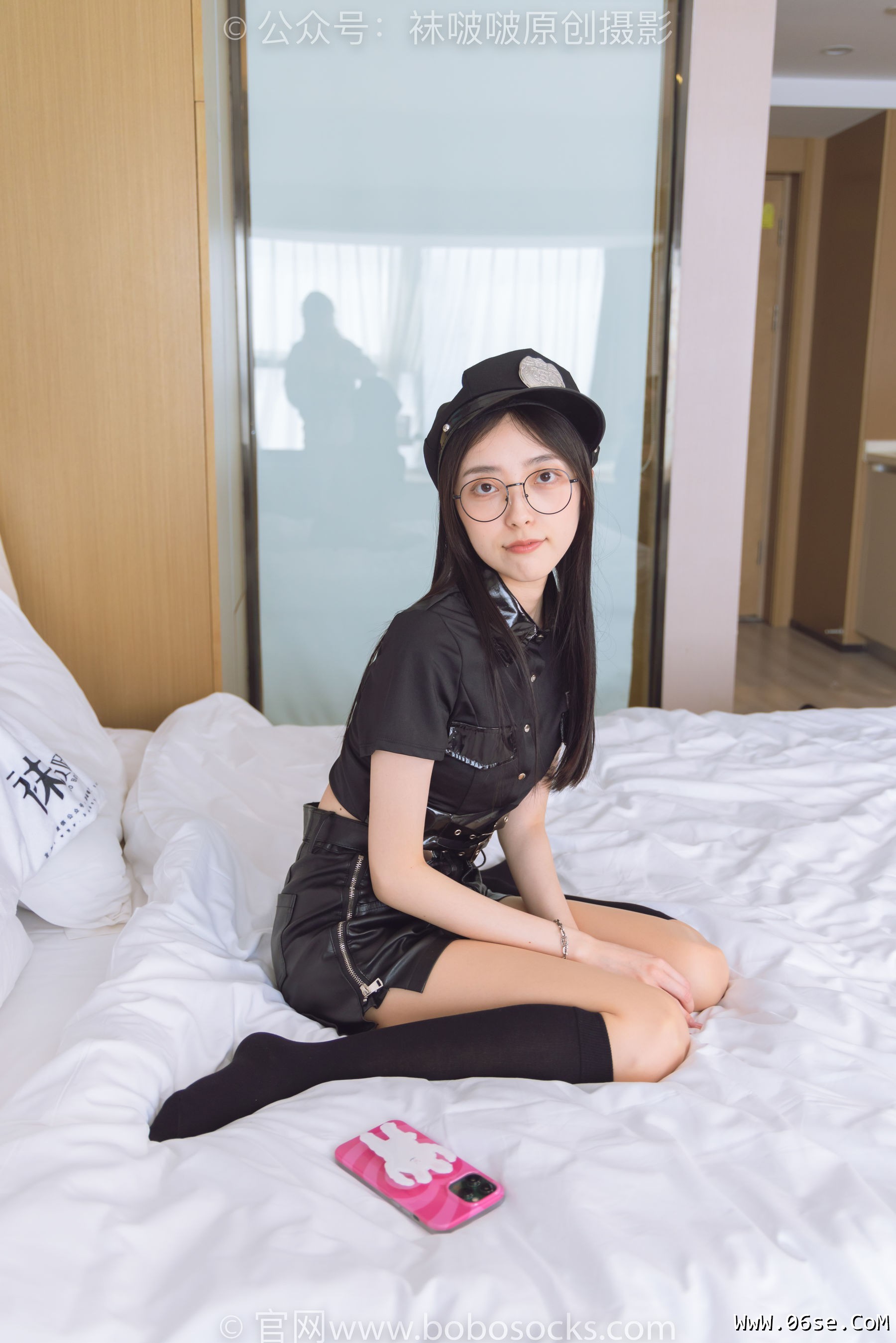 图片[110]-BoBoSocks袜啵啵 No.198 稚予-皮鞋、黑色小腿袜、高跟鞋、肉丝[138P]-六色网