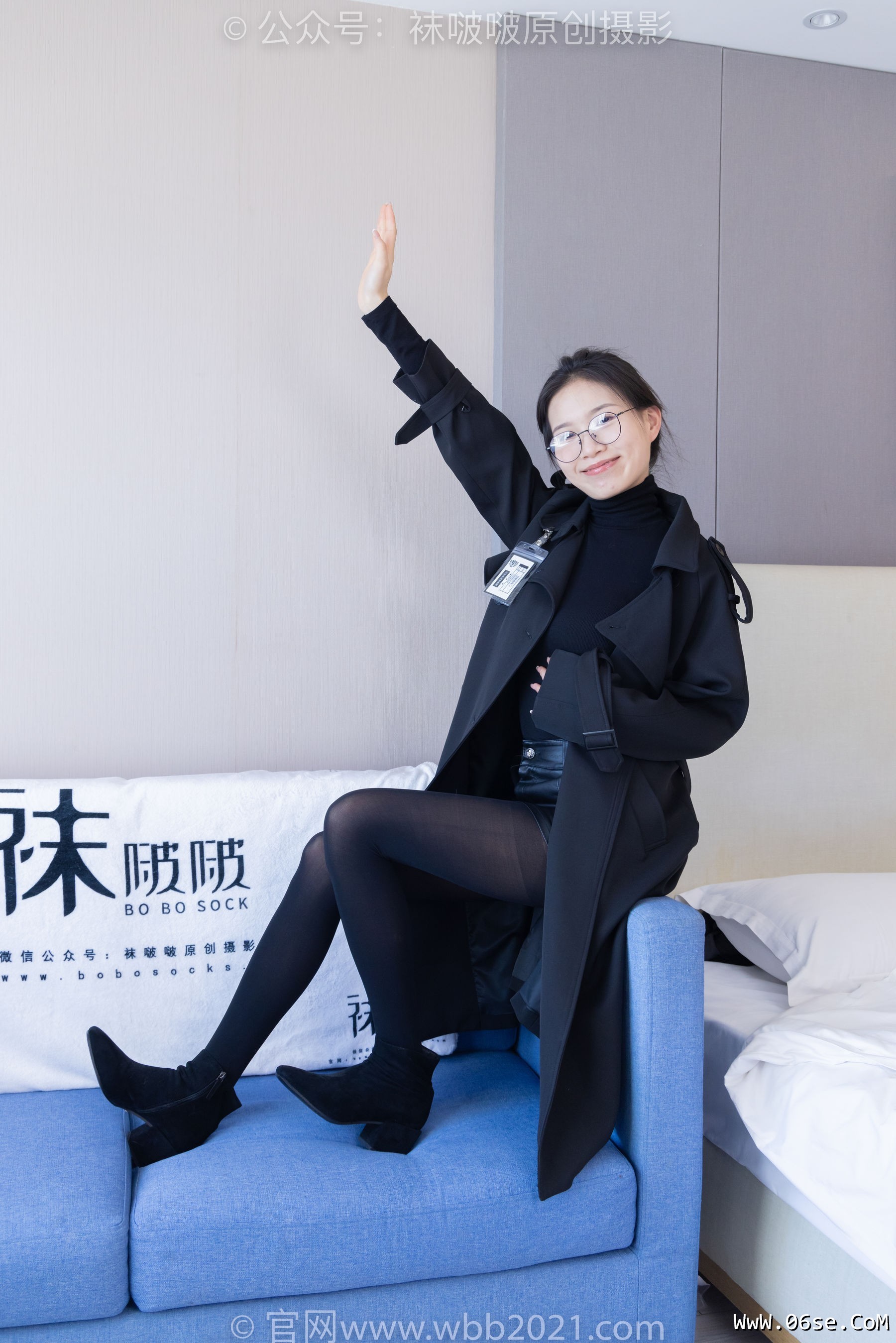 图片[49]-BoBoSocks袜啵啵 No.365 芝士 -短靴、平底鞋、厚黑丝、厚灰丝[140P]-六色网