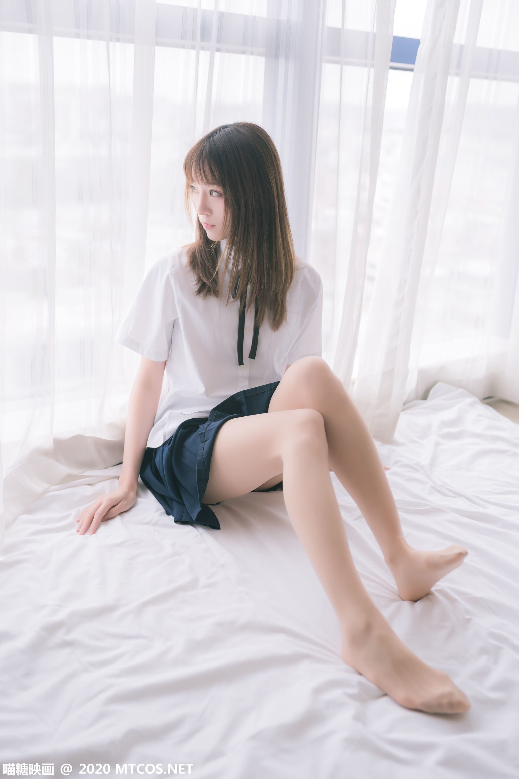 图片[5]-[喵糖映画] JKL.012 夏季校服JK制服 [48P]-六色网