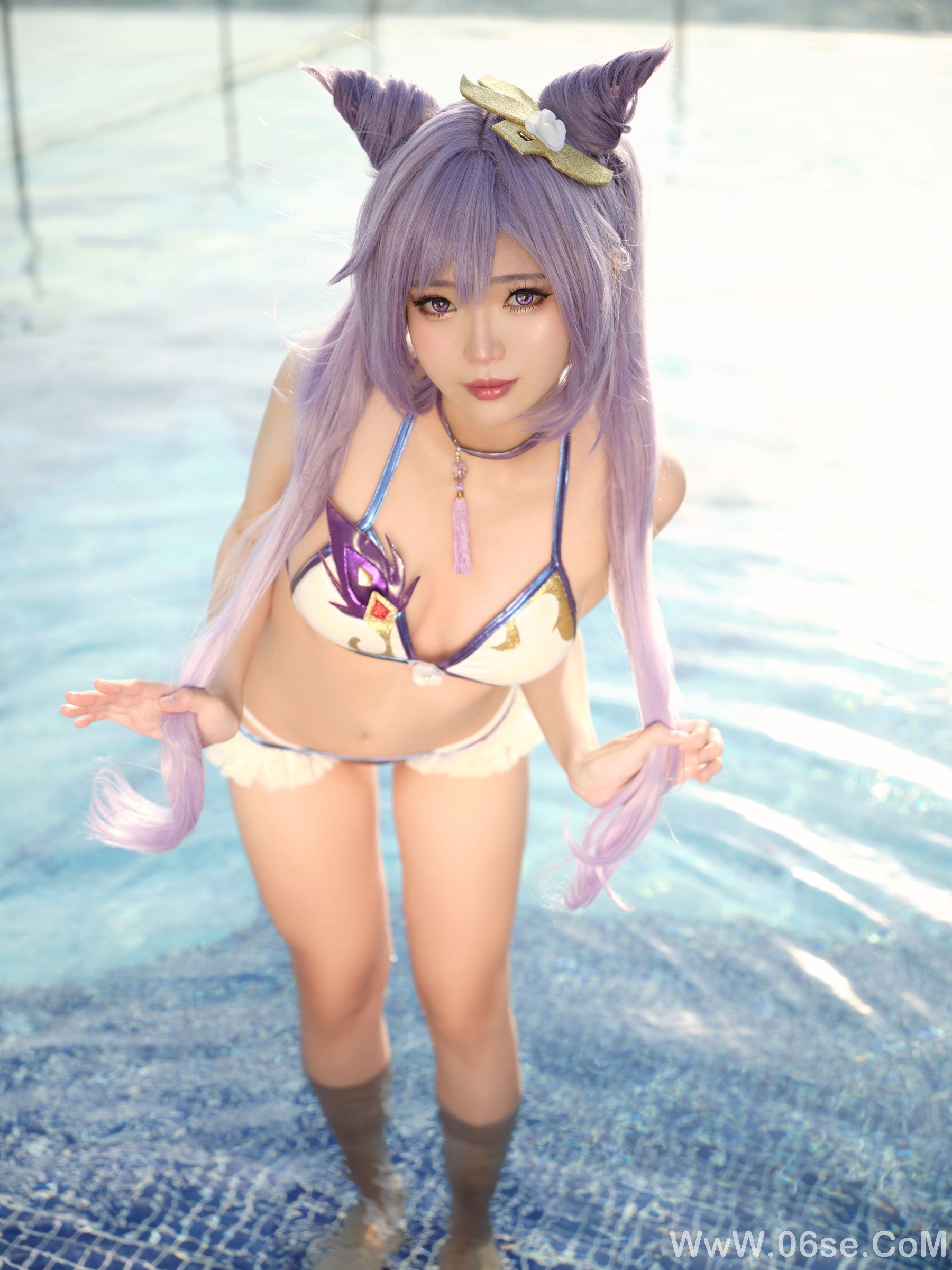 图片[6]-ZinieQ – Keqing Bikini[15P]-六色网