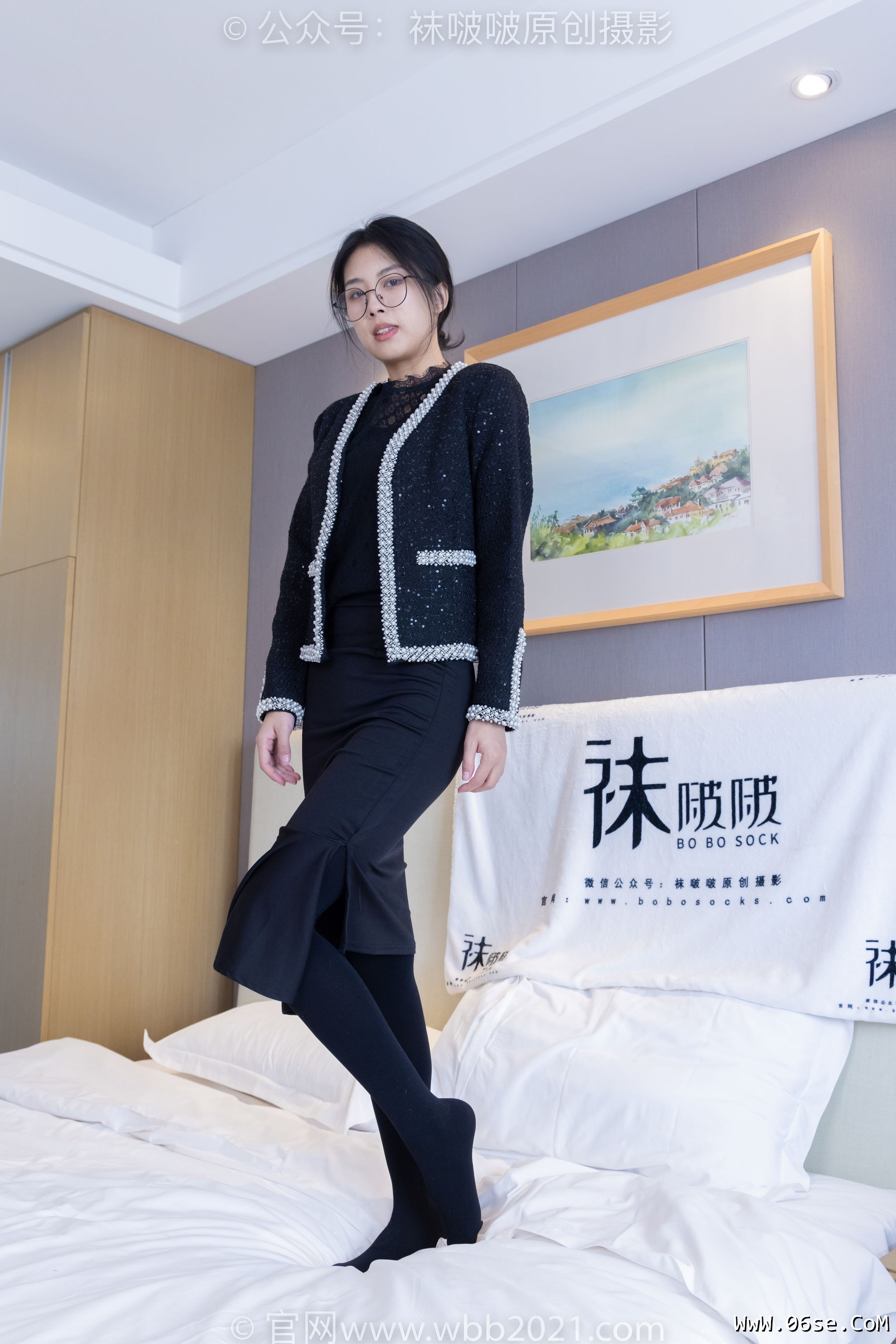 图片[58]-BoBoSocks袜啵啵 No.378 奶油 -短靴、运动鞋、厚黑丝、厚灰丝[190P]-六色网