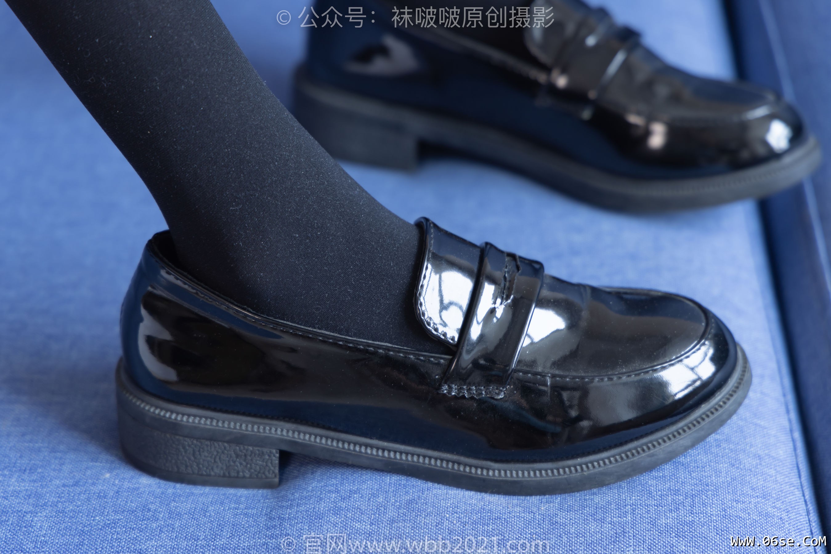 BoBoSocks袜啵啵 No.255 稚予 -皮鞋、厚黑丝[144P]-六色网