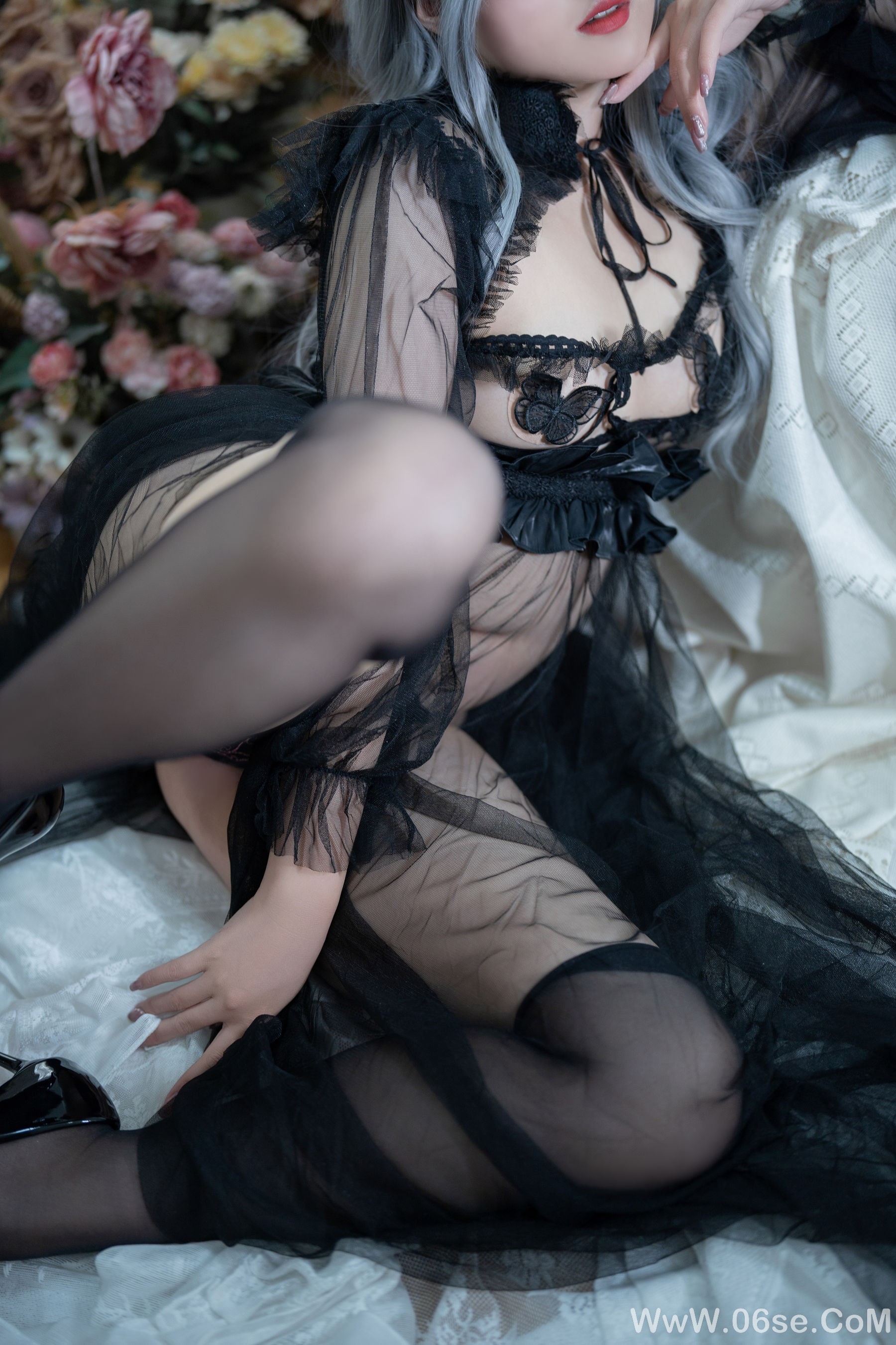 图片[51]-Natsuko夏夏子 – 黑蝴蝶[62P]-六色网