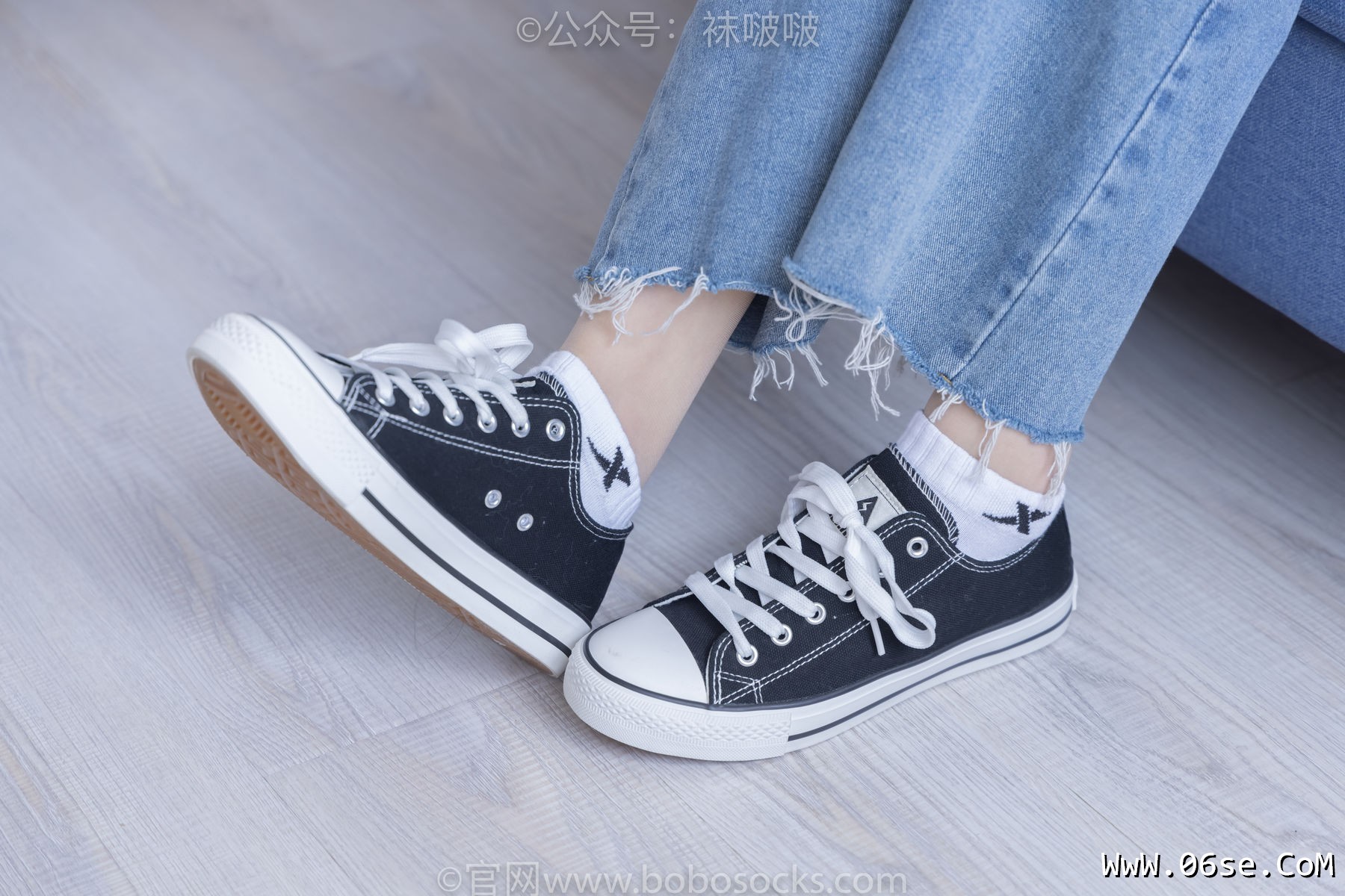 图片[18]-BoBoSocks袜啵啵 No.080 小甜豆-帆布鞋、白棉袜、肉丝[140P]-六色网