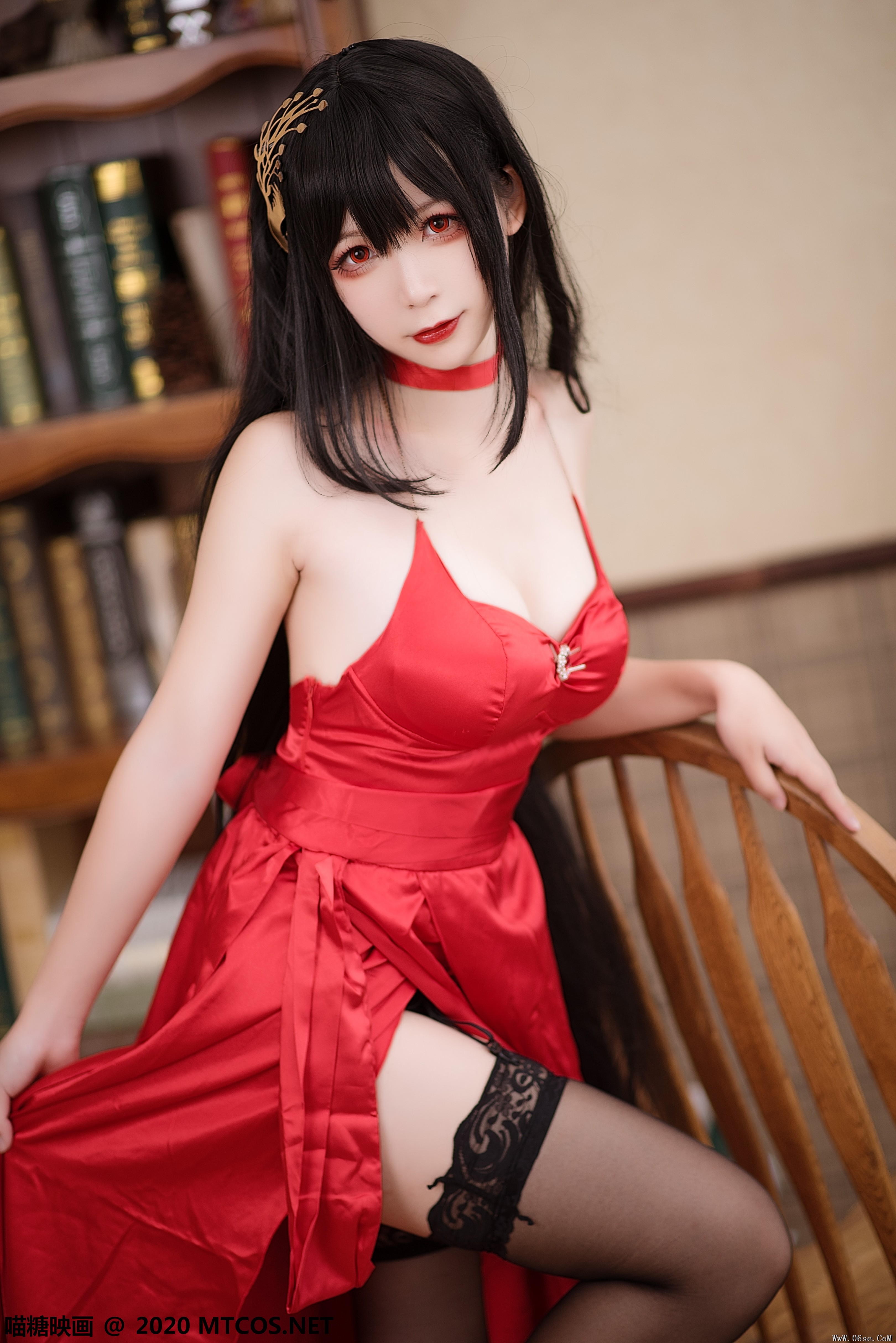 图片[6]-喵糖映画 VOL.210 贝法红蓝礼服[26P／455MB]-六色网