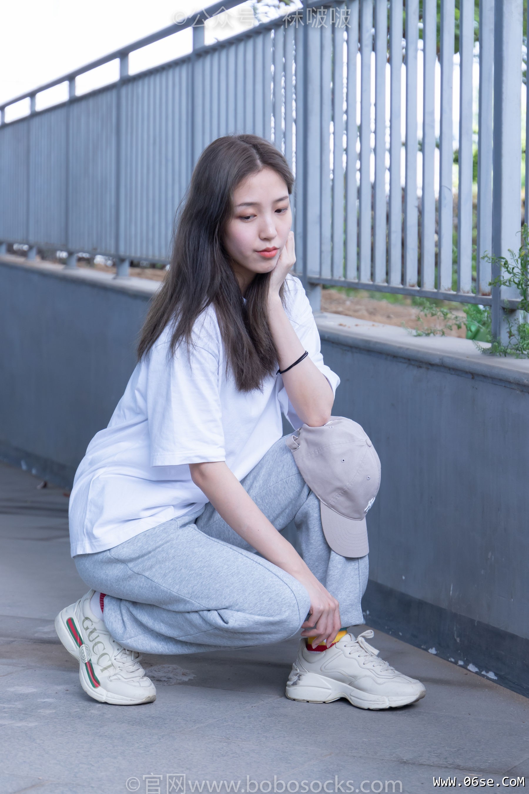 图片[14]-BoBoSocks袜啵啵 No.012 泡芙-运动鞋、白棉袜、裸足[132P]-六色网