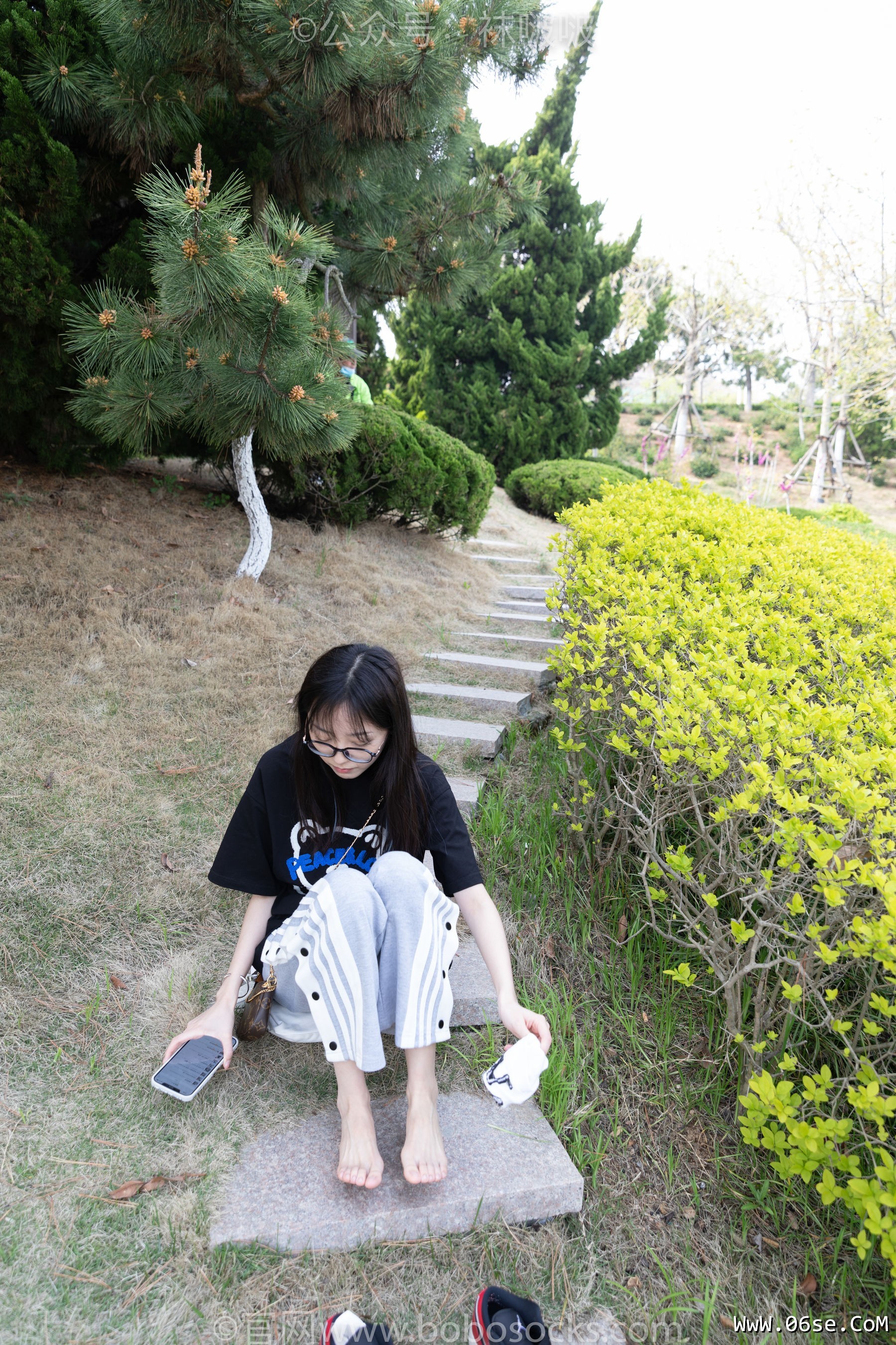 图片[99]-BoBoSocks袜啵啵 No.023 稚予-AJ、白色短棉袜、裸足[119P]-六色网