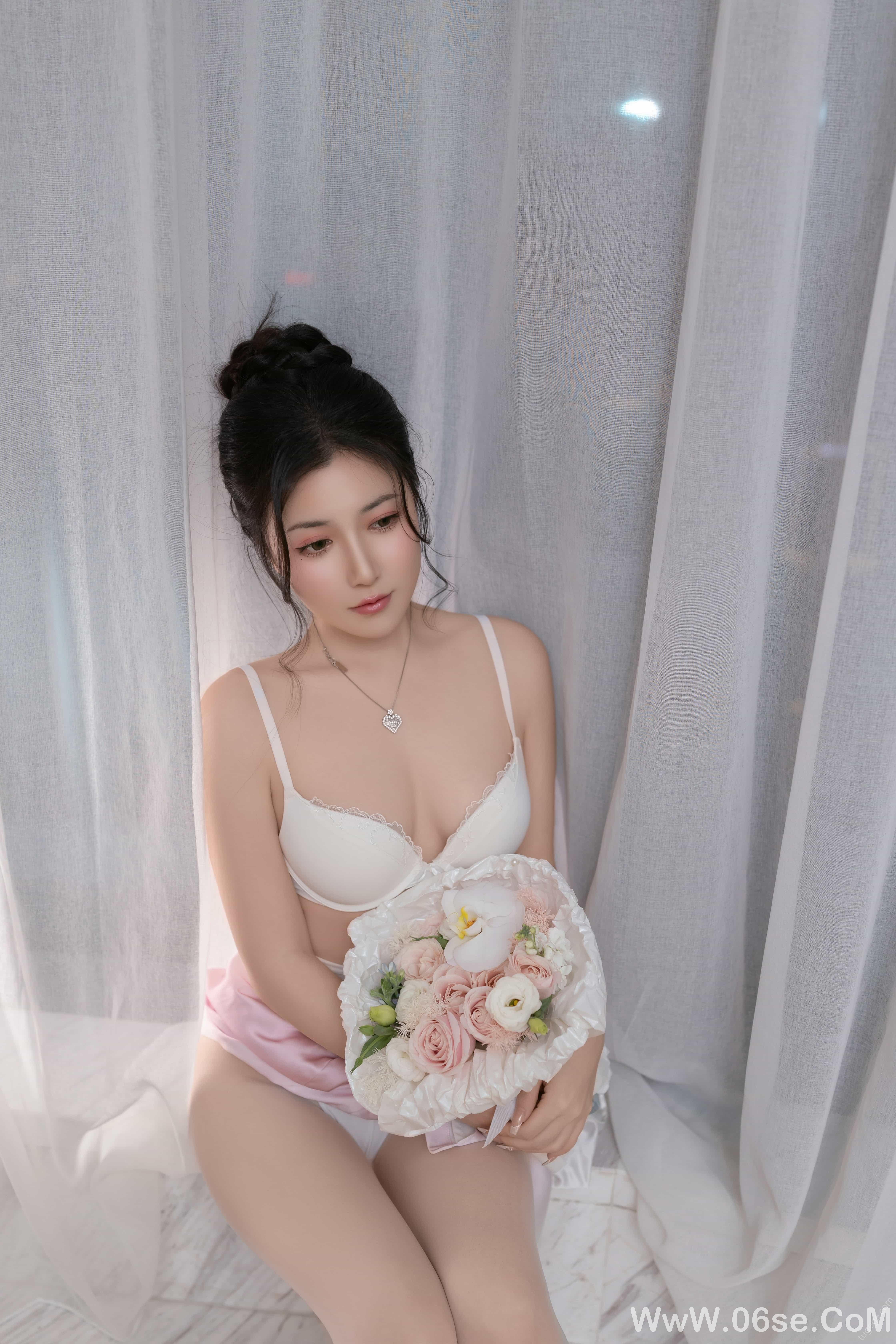 图片[82]-秀人名模鱼子酱Fish《许愿》写真[160P]-六色网