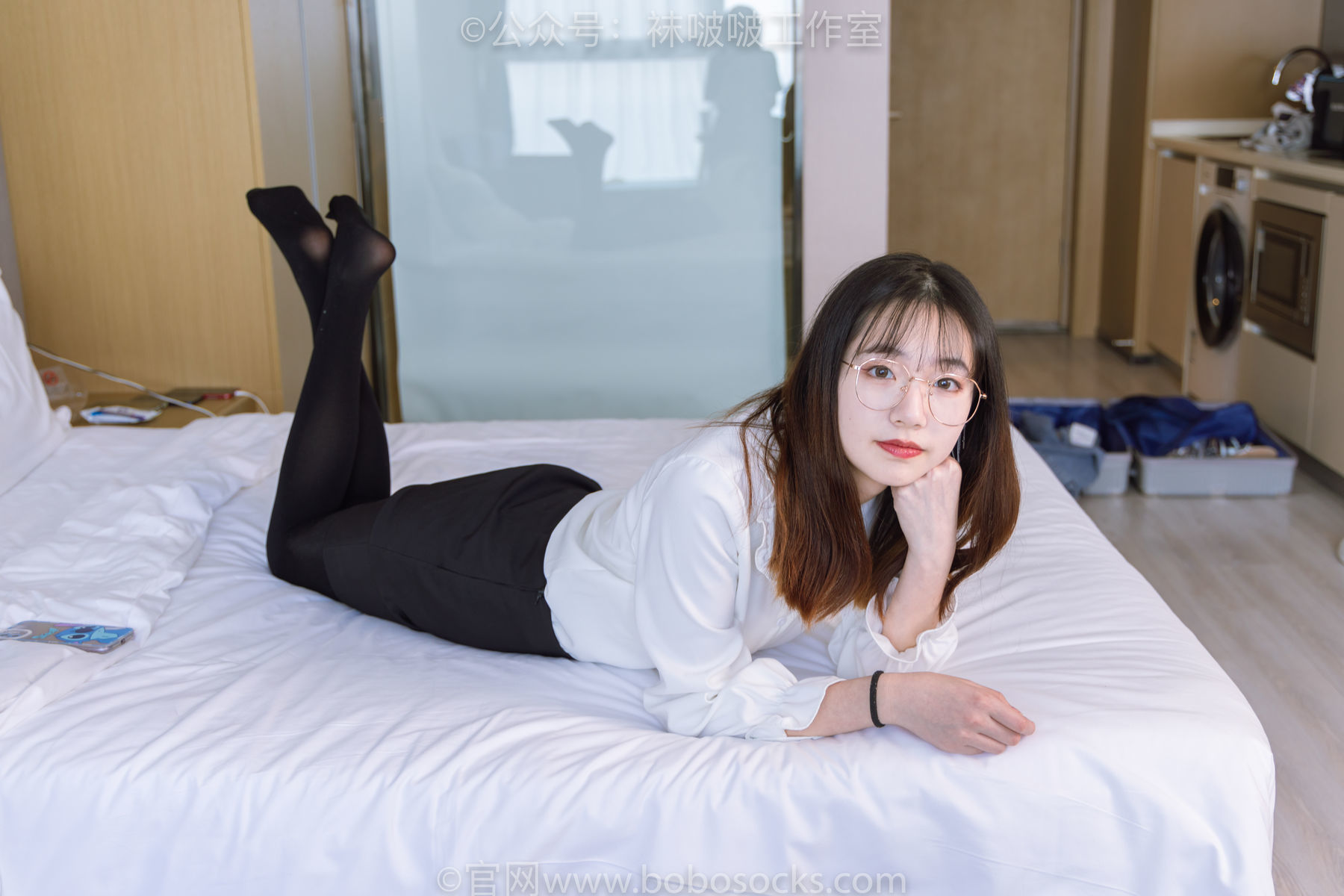 图片[105]-BoBoSocks袜啵啵 No.090 小甜豆-高跟鞋、厚黑丝[140P]-六色网