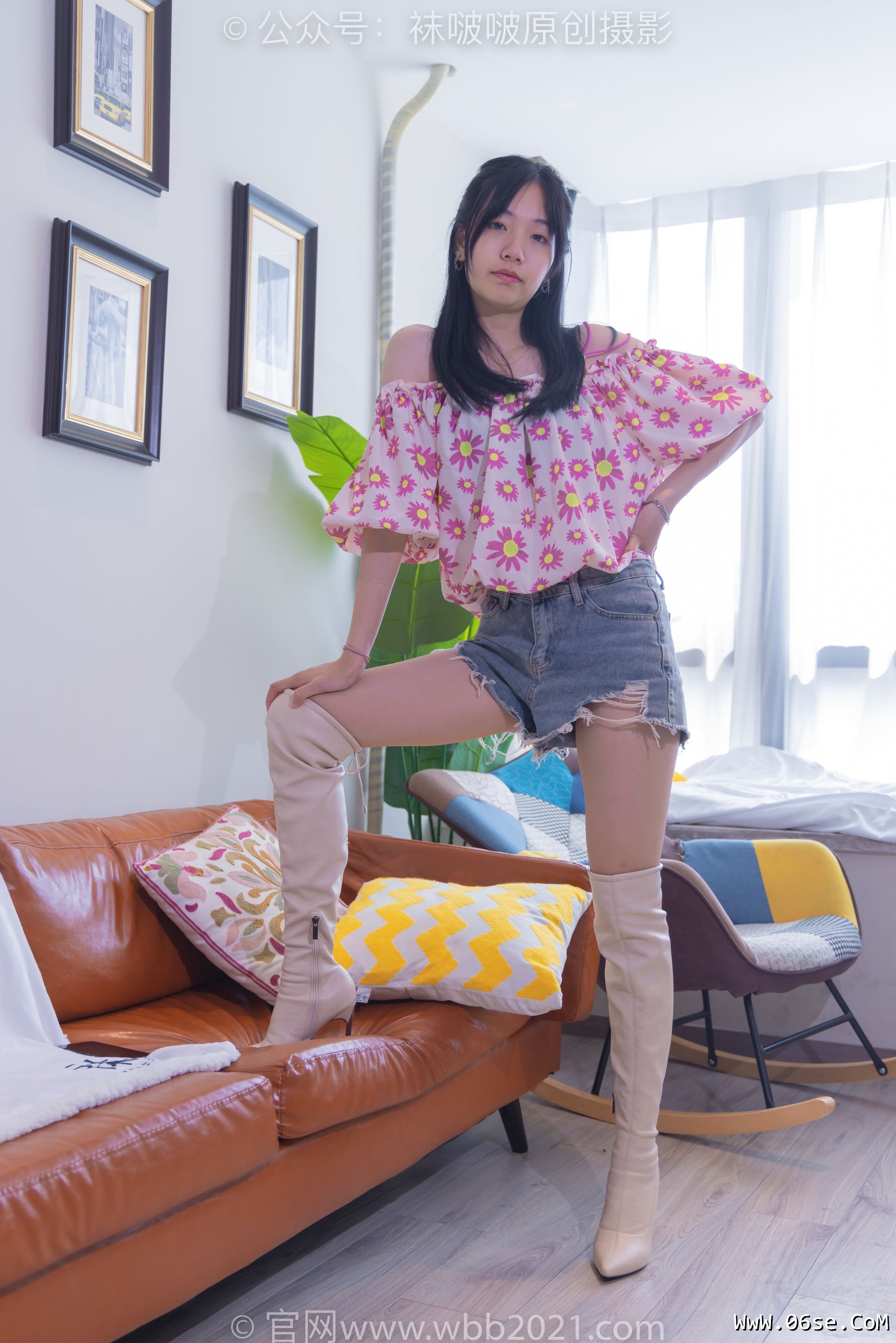 图片[141]-BoBoSocks袜啵啵 No.308 小甜豆 -长靴、白棉袜、裸足[170P]-六色网