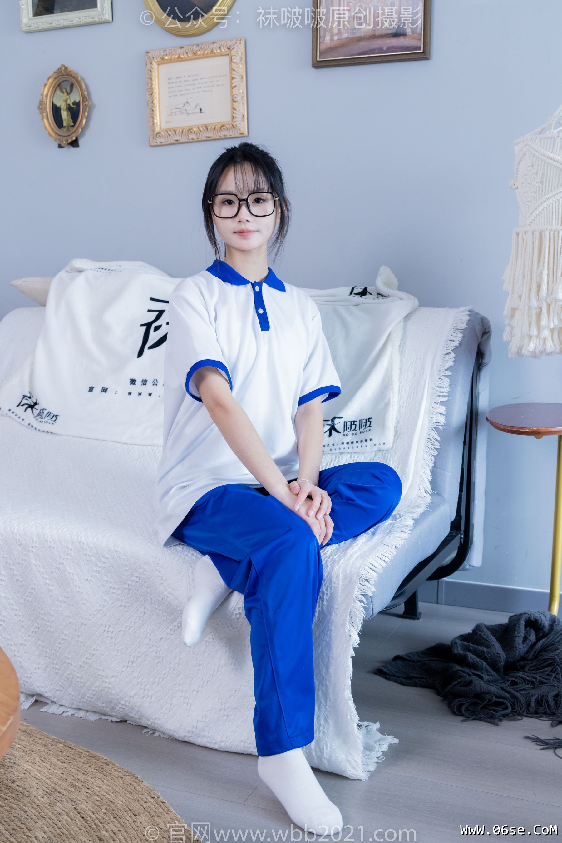 图片[130]-BoBoSocks袜啵啵 No.351 甜甜圈 -板鞋、白棉袜、肉丝、校服裤里丝[150P]-六色网