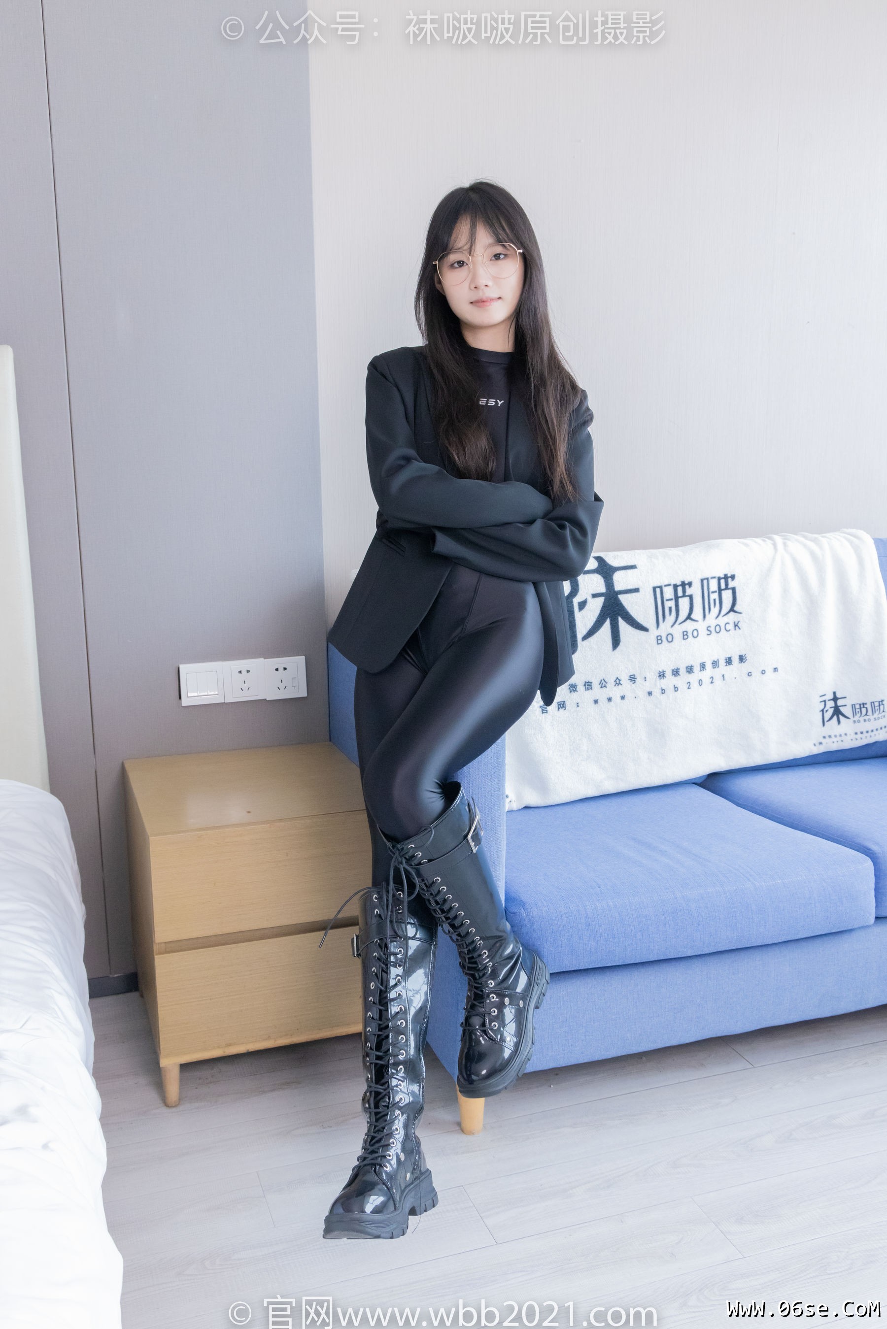 图片[63]-BoBoSocks袜啵啵 No.423 甜甜圈 -长靴、黑丝、连体衣裤里丝[145P]-六色网