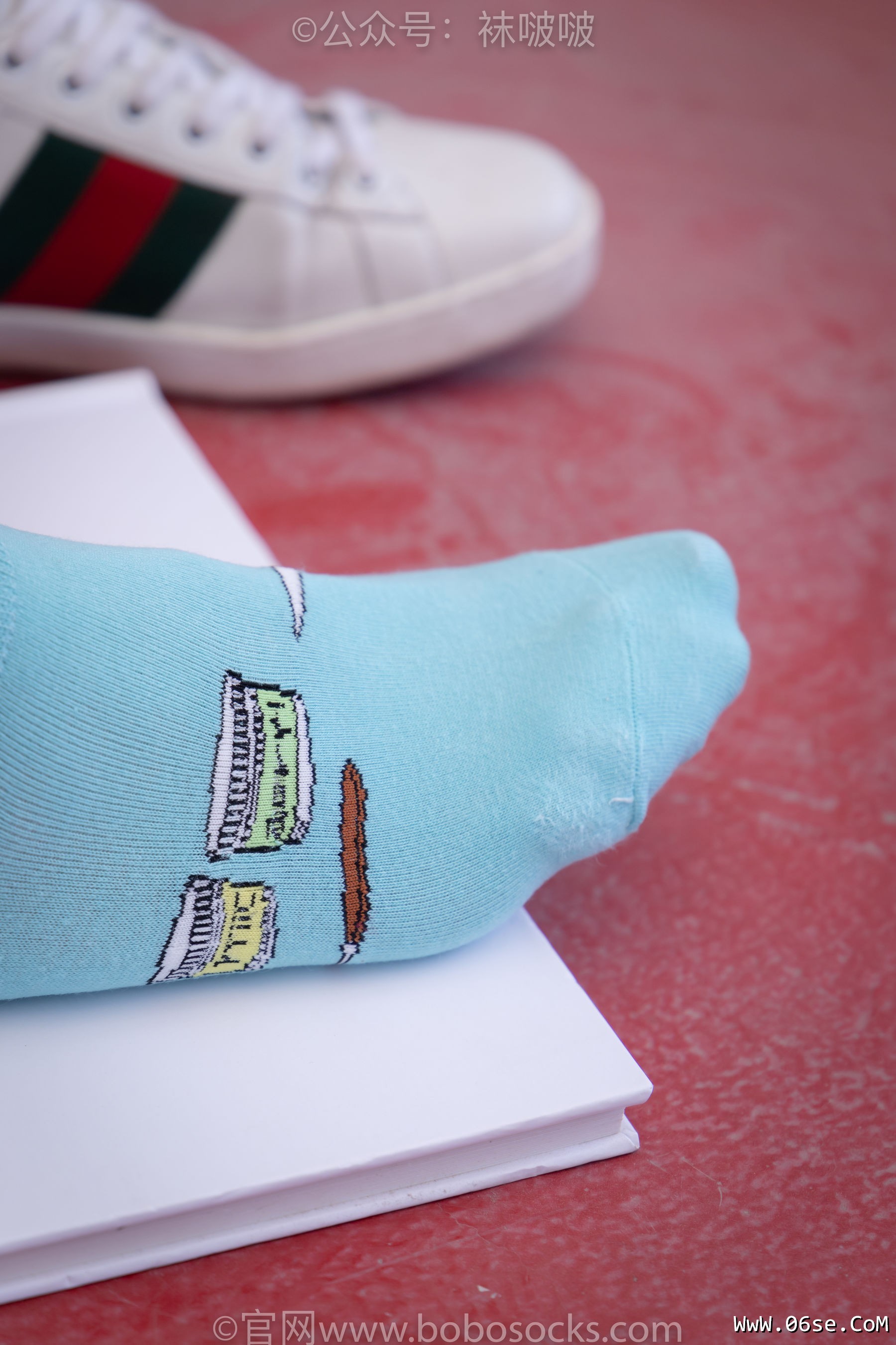 图片[42]-BoBoSocks袜啵啵 积分限定作品006 泡芙-板鞋、天蓝色短棉袜、裸足[138P]-六色网