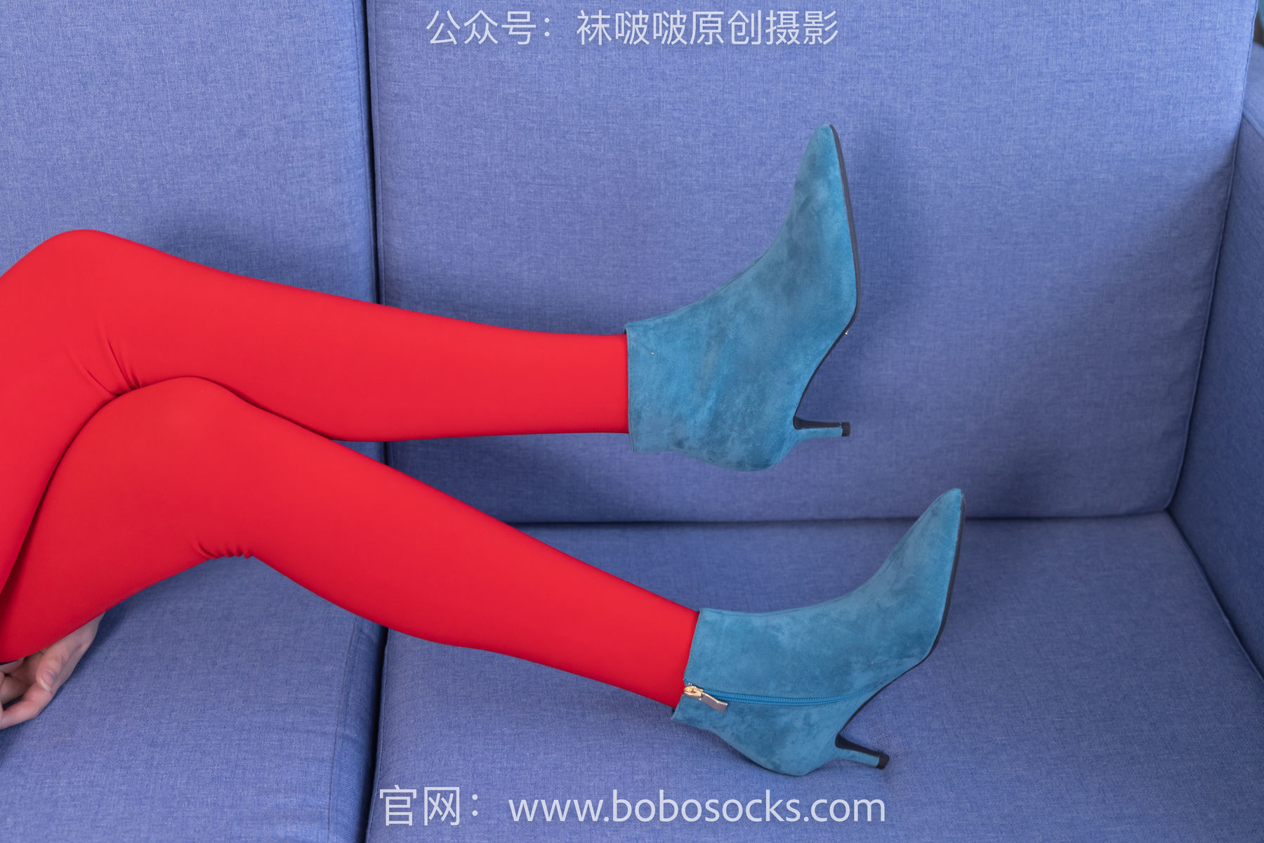 图片[133]-BoBoSocks袜啵啵 No.132 小甜豆-aj1板鞋、蓝色短靴、厚黑丝、厚红丝[145P]-六色网