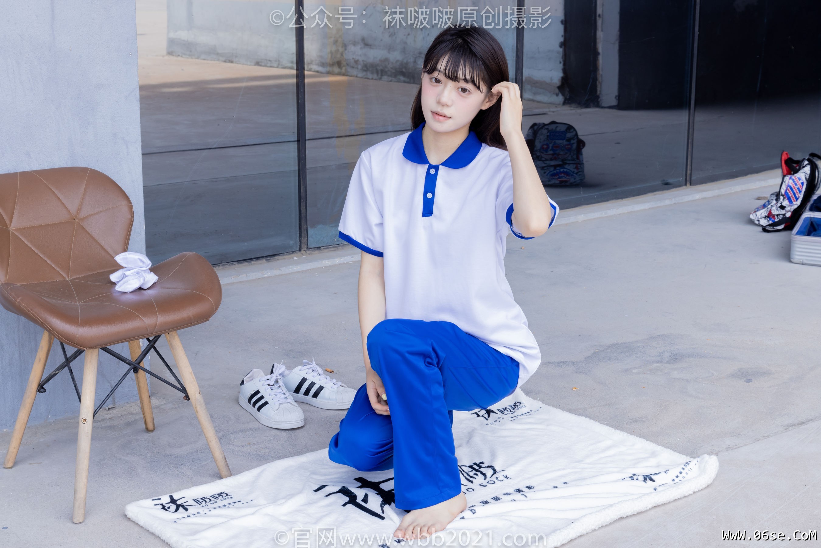 图片[25]-BoBoSocks袜啵啵 No.393 糯米 -板鞋、白棉袜、裸足、校服[150P]-六色网