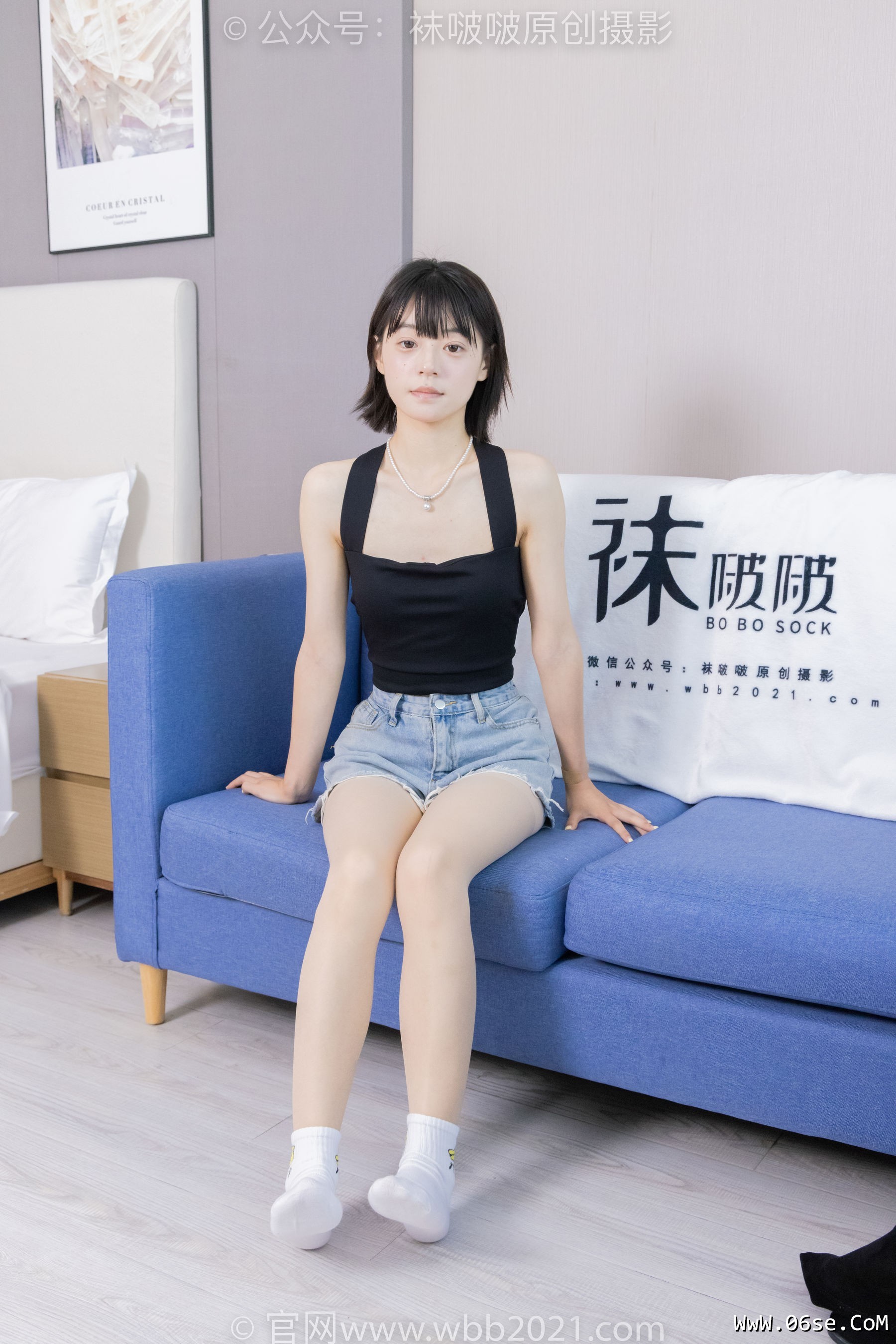 图片[117]-BoBoSocks袜啵啵 No.422 糯米 -长靴、白棉袜、肉丝[140P]-六色网