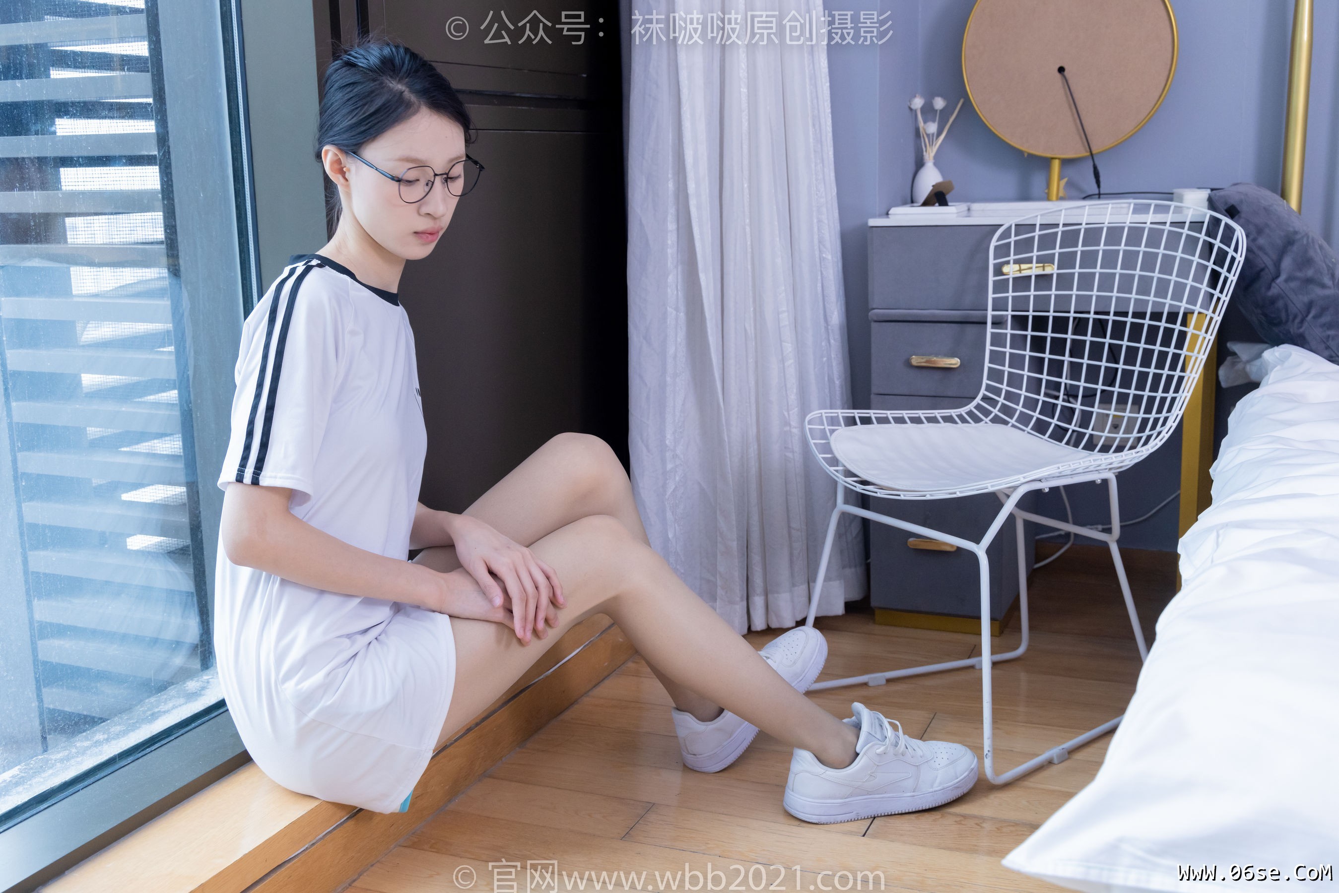 图片[151]-BoBoSocks袜啵啵 No.350 雪糕 -板鞋、灰丝[180P]-六色网