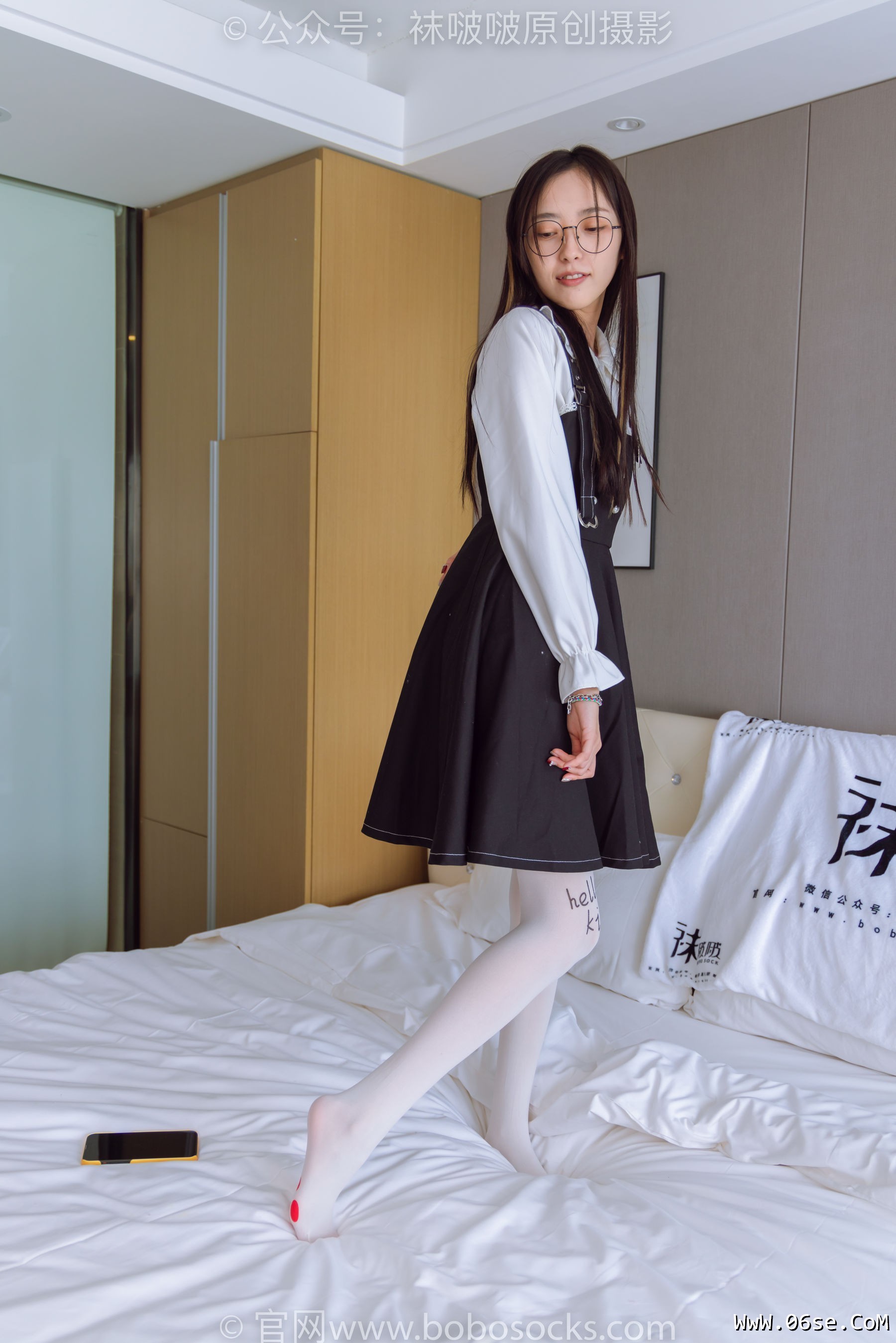 图片[25]-BoBoSocks袜啵啵 No.177 稚予-皮鞋、厚白丝（脚底猫爪印款）[140P]-六色网