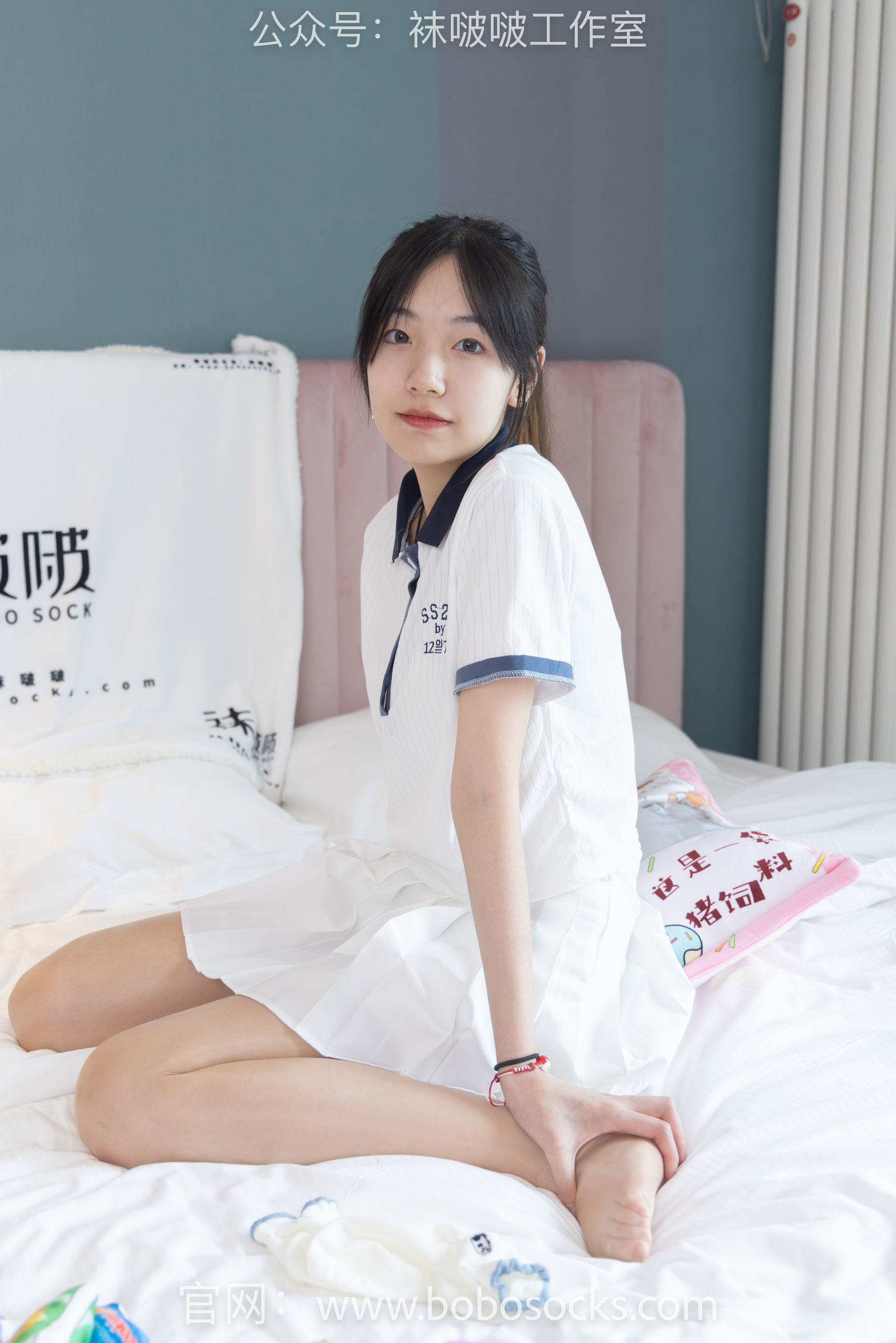 图片[141]-BoBoSocks袜啵啵 No.096 小甜豆-板鞋、白棉袜、油亮肉丝[145P]-六色网