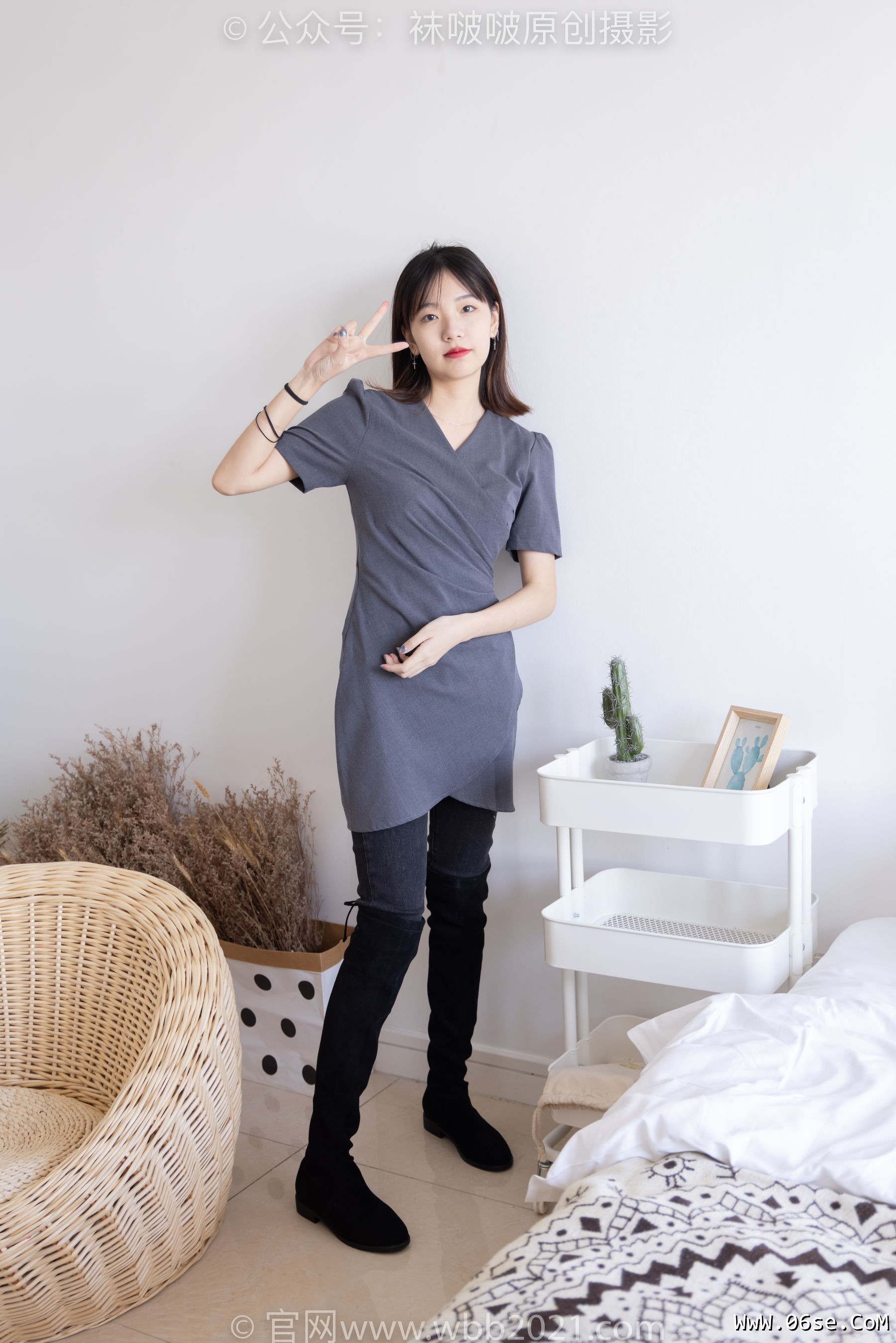 BoBoSocks袜啵啵 No.256 小甜豆 -长靴、短白棉袜[132P]-六色网