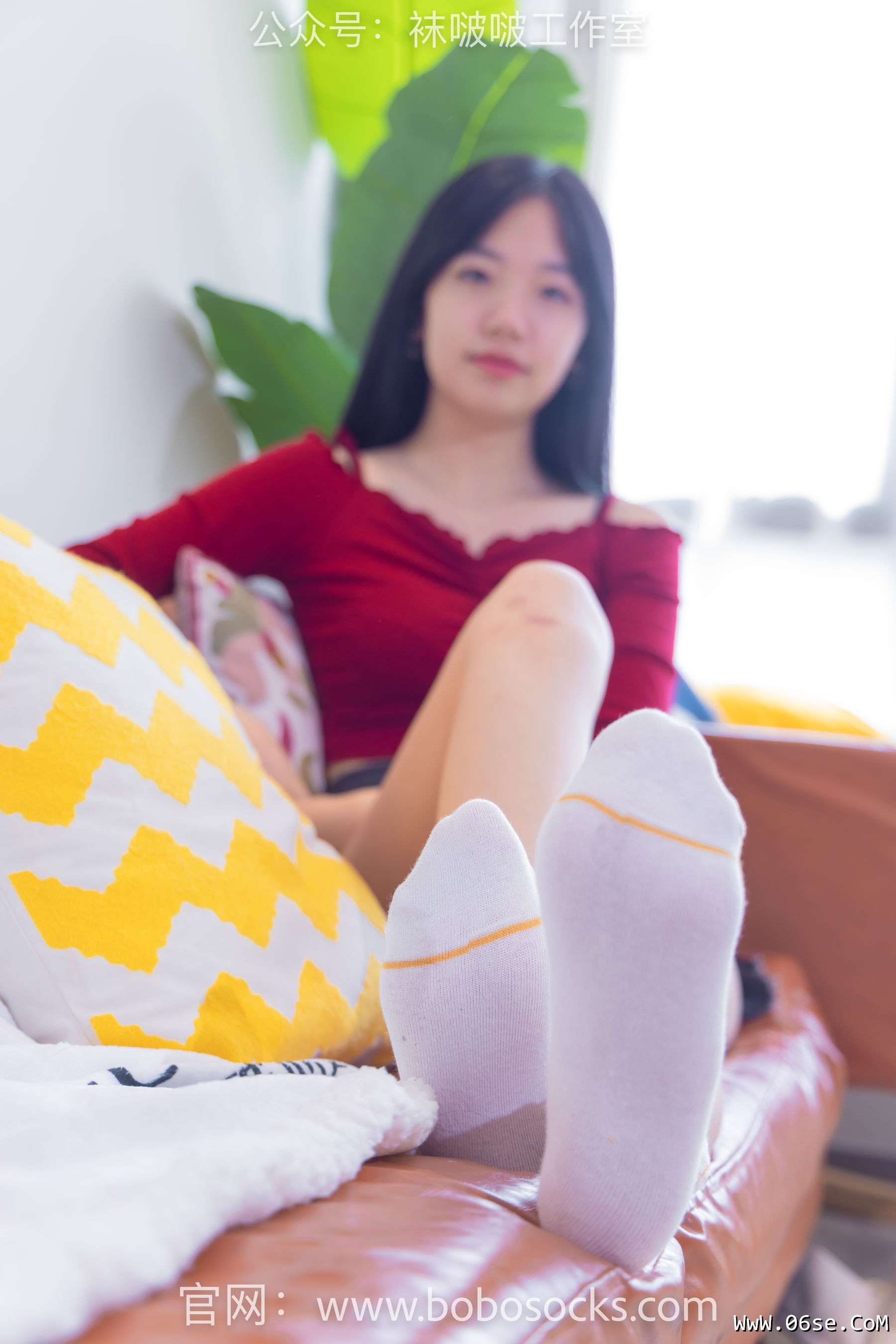 图片[8]-BoBoSocks袜啵啵 No.120 小甜豆-高跟长靴、白棉袜、裸足[170P]-六色网
