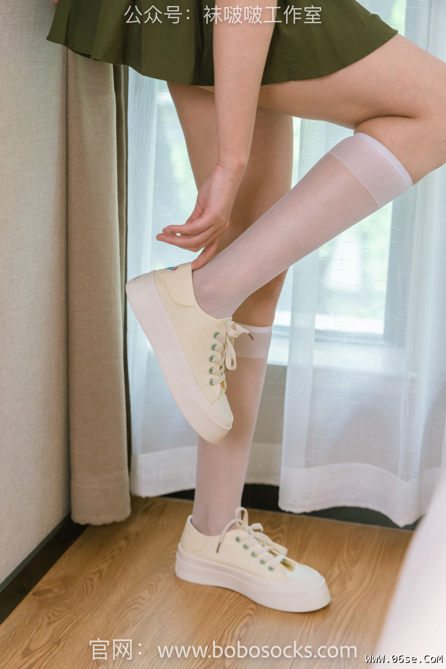 图片[9]-BoBoSocks袜啵啵 No.095 小安-板鞋、小腿丝袜[140P]-六色网