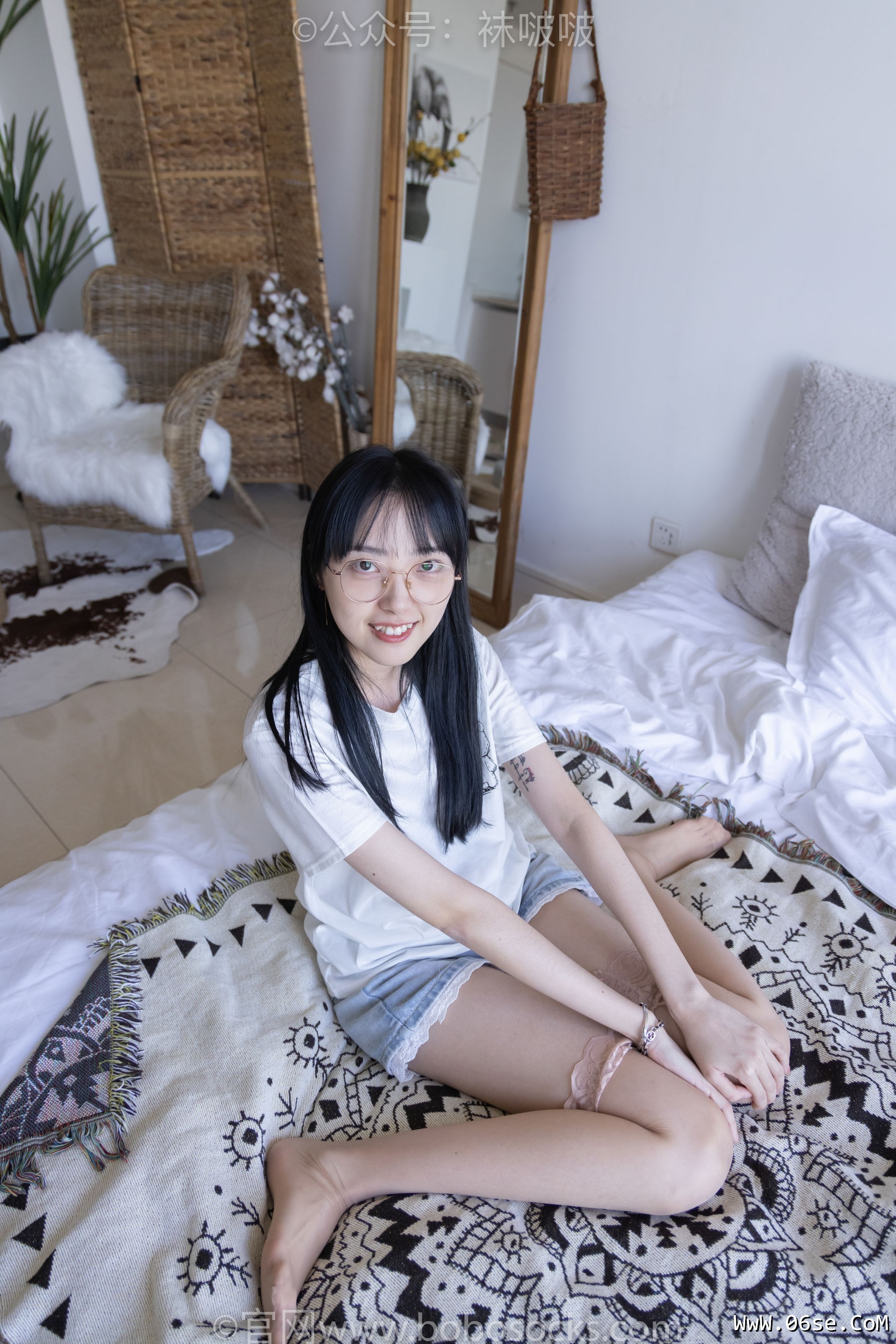 图片[99]-BoBoSocks袜啵啵 No.086 稚予-平底鞋、过膝肉丝[130P]-六色网