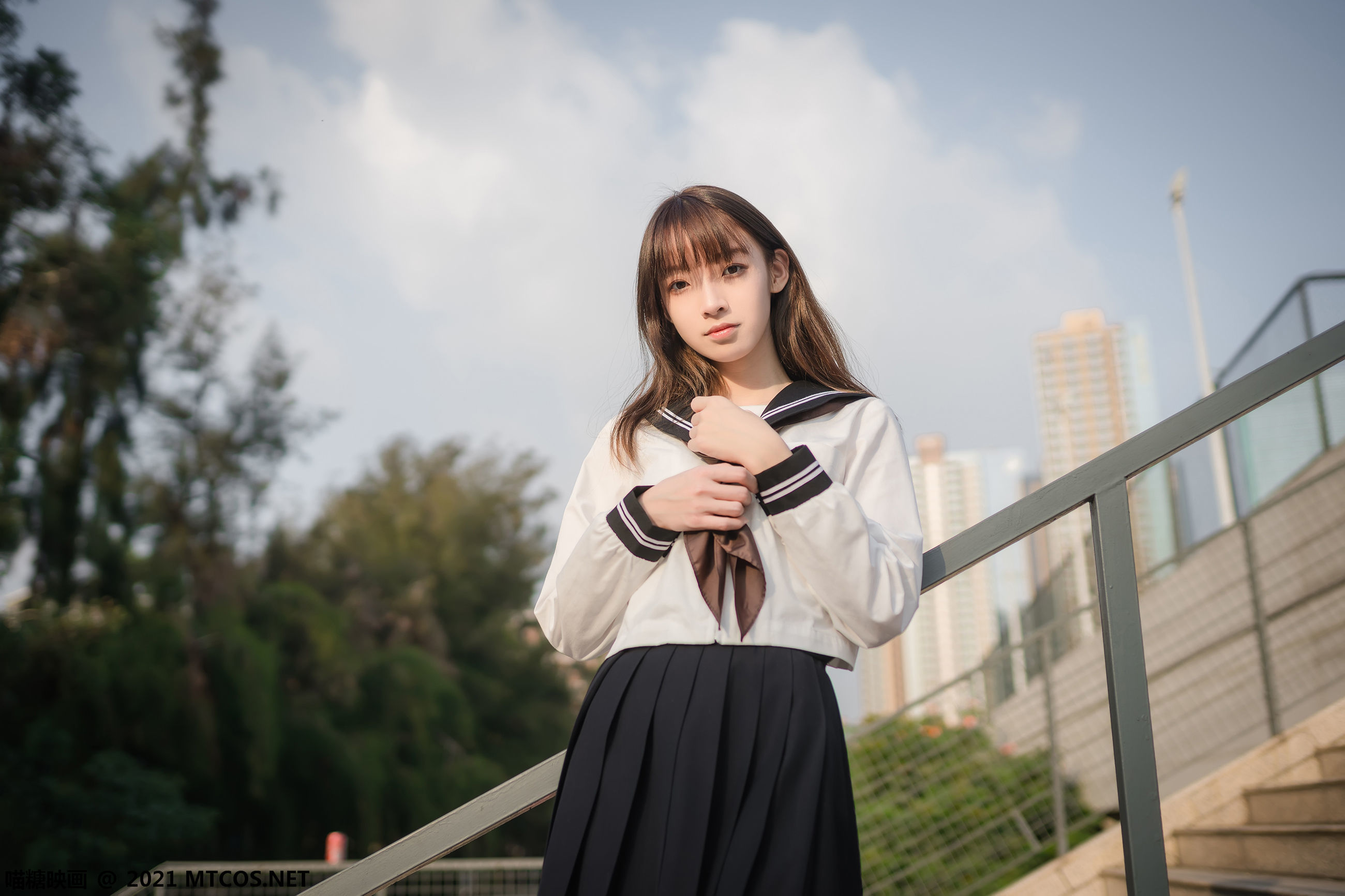图片[11]-喵糖映画 VOL.409 黄昏下的JK [33P]-六色网