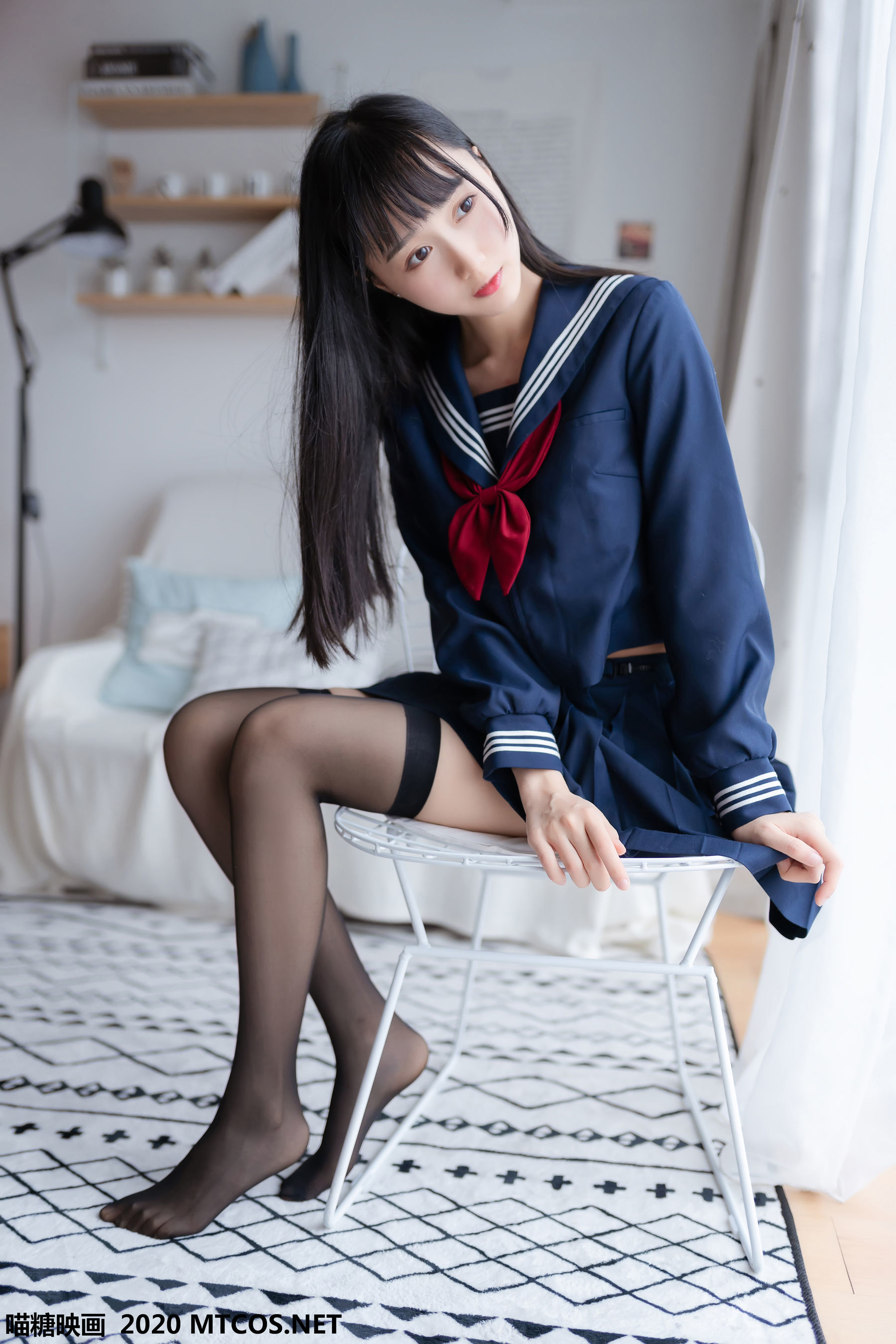 图片[23]-[喵糖映画] JKL.005 水手JK制服 [42P]-六色网