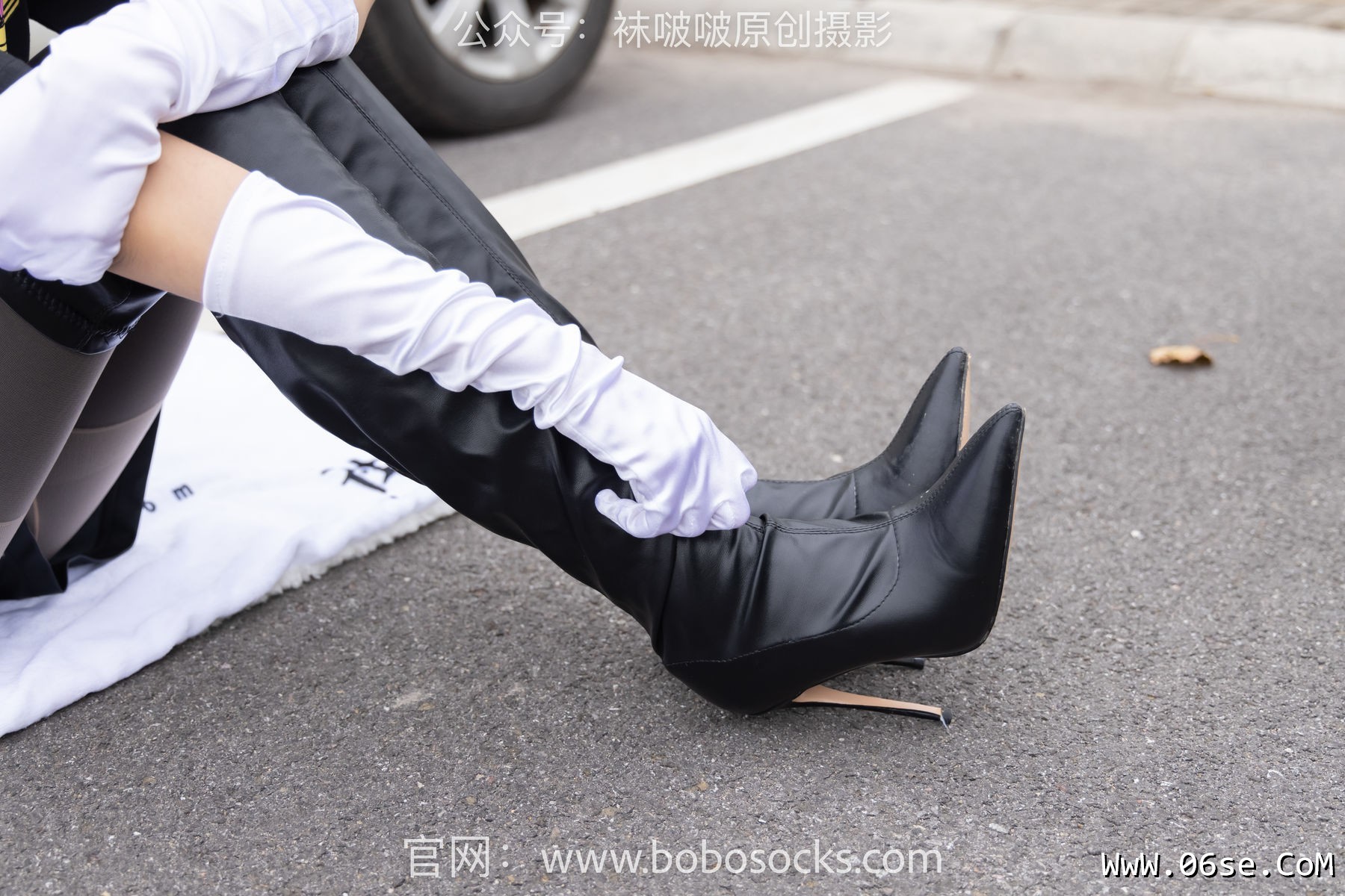 图片[81]-BoBoSocks袜啵啵 No.146 小甜豆-高跟长靴、黑色踩脚裤、肉丝[154P]-六色网