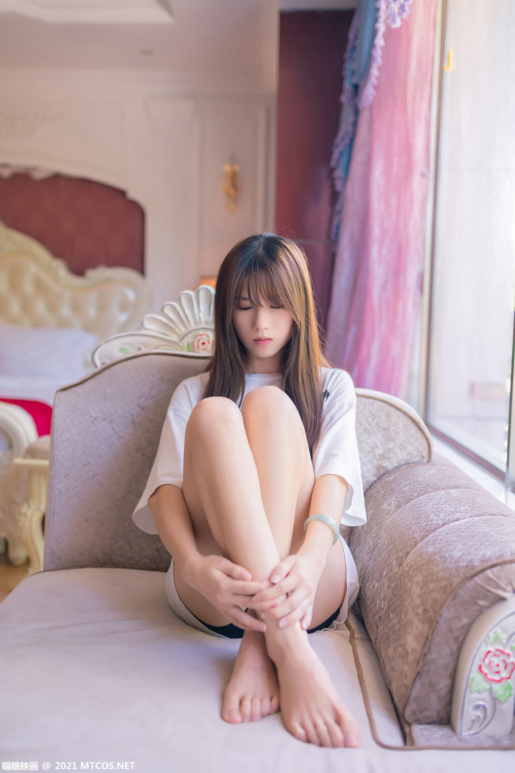 图片[15]-喵糖映画 VOL.405 白T少女 [42P]-六色网