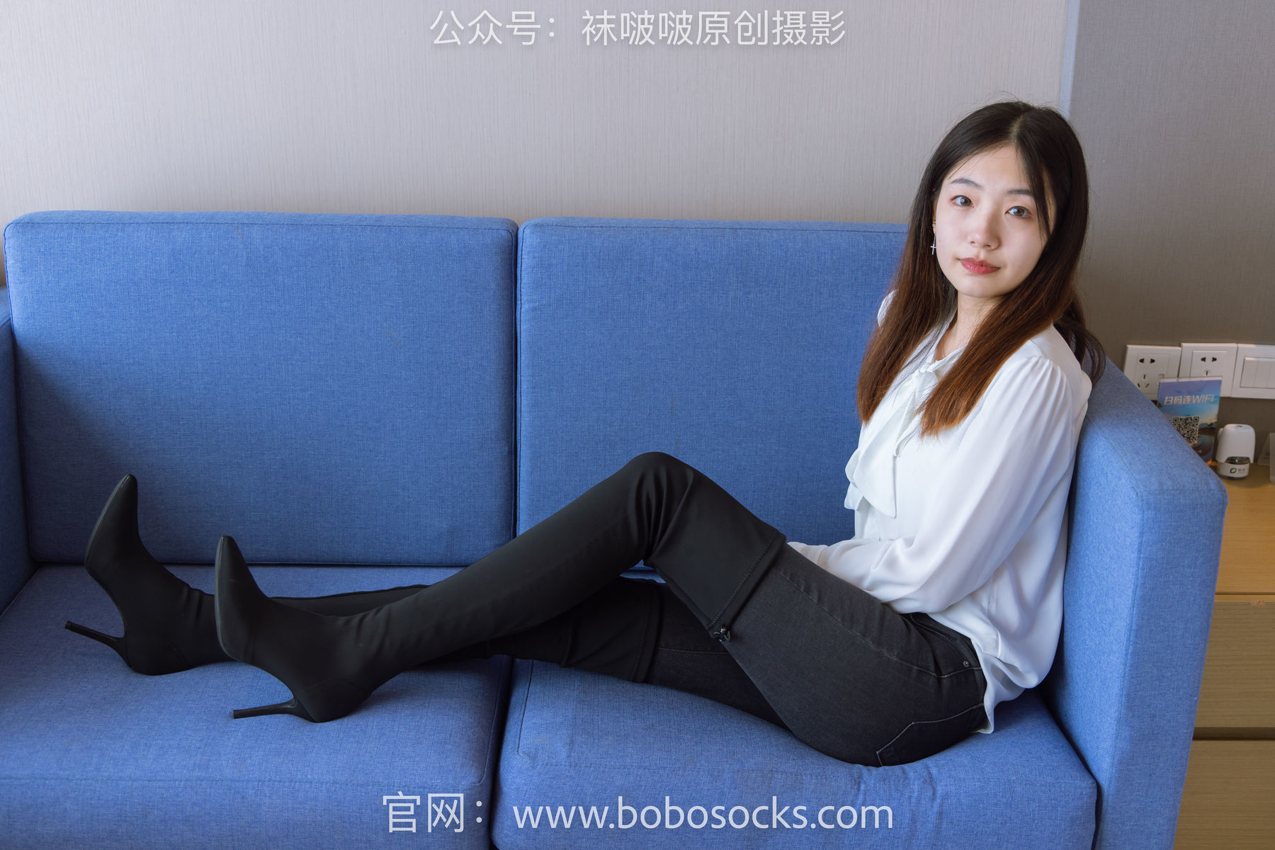图片[56]-BoBoSocks袜啵啵 No.158 小甜豆-高跟长靴、白棉袜、裸足[136P]-六色网