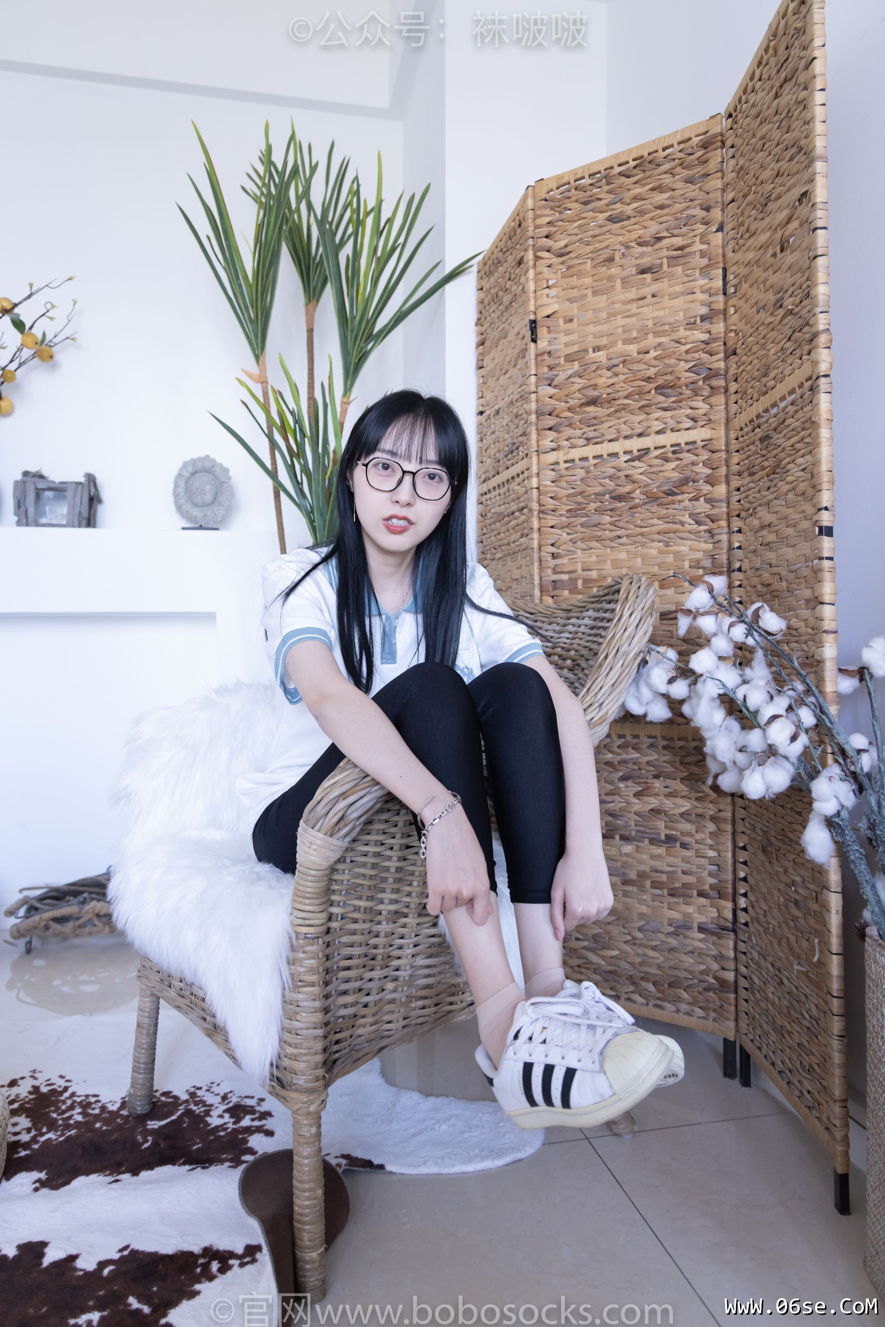 图片[16]-BoBoSocks袜啵啵 No.044 稚予-贝壳头、匡威帆布鞋、短肉丝[154P]-六色网