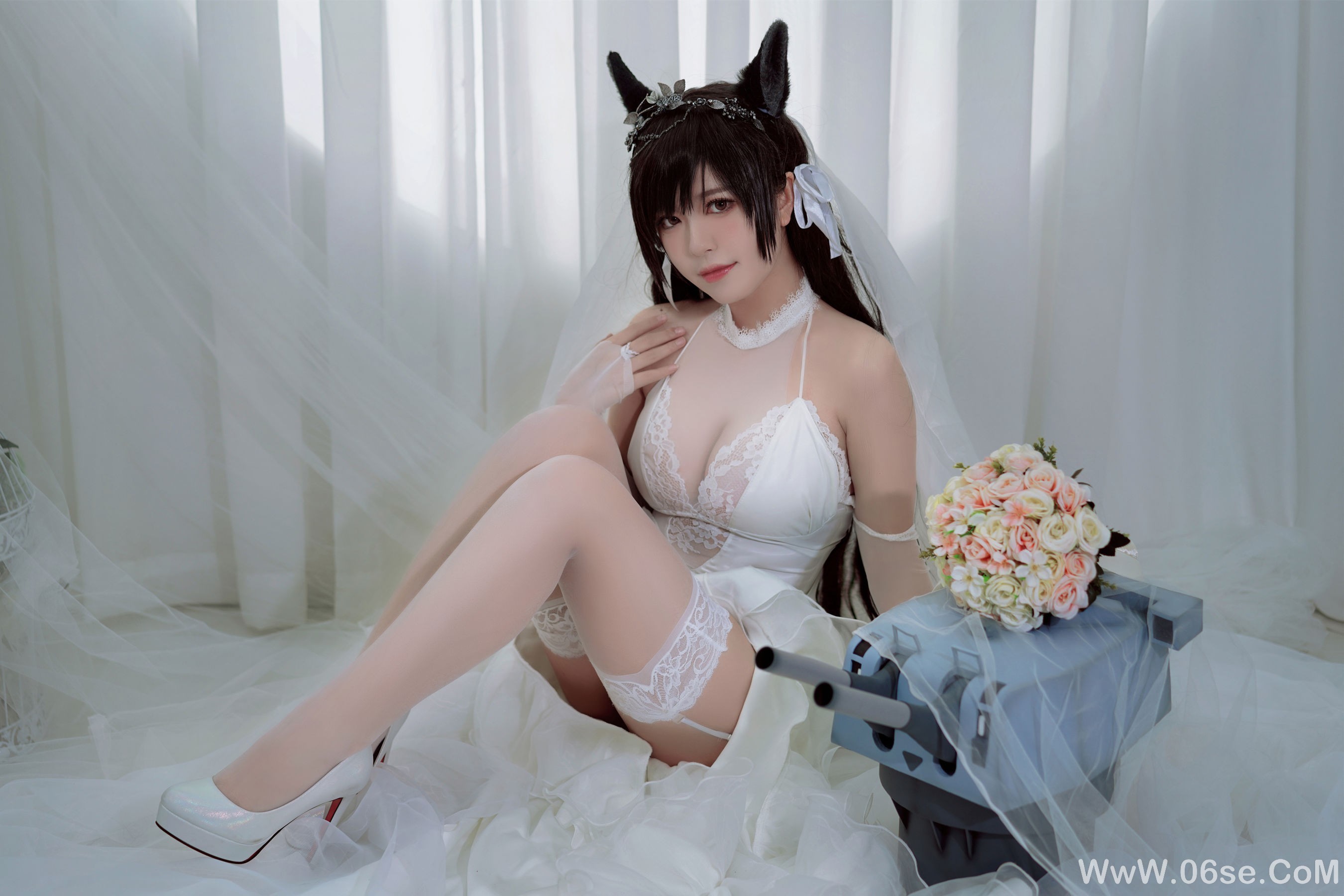 图片[30]-半半子 爱宕花嫁[30P]-六色网
