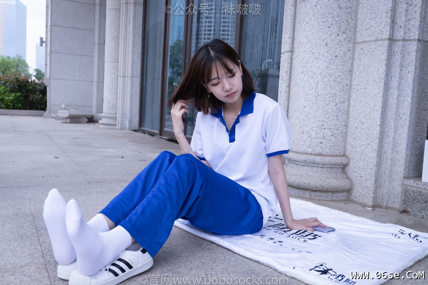 图片[50]-BoBoSocks袜啵啵 No.022 小甜豆-校服、贝壳头、白棉袜、肉丝[140P]-六色网