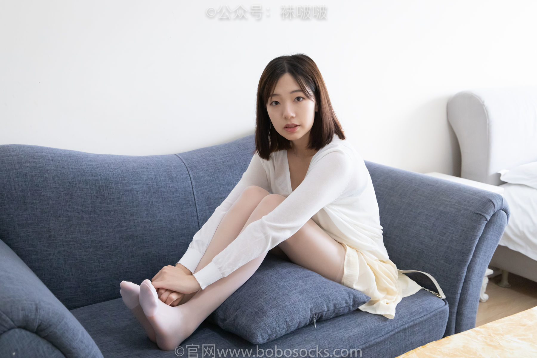图片[122]-BoBoSocks袜啵啵 No.005 小甜豆-帆布鞋、薄白丝[133P]-六色网