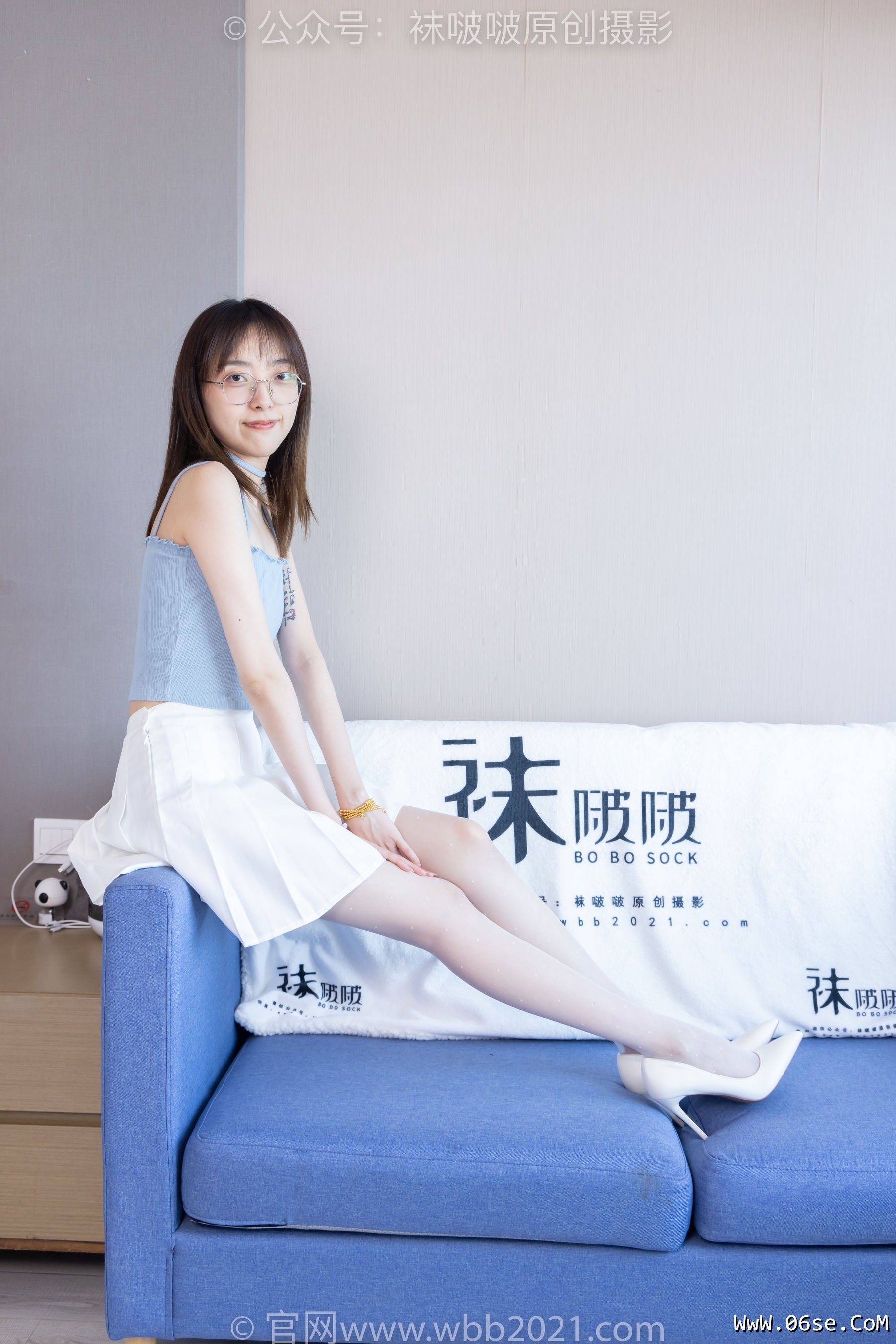 图片[55]-BoBoSocks袜啵啵 No.403 稚予 -高跟鞋、板鞋、波点黑丝、波点白丝[145P]-六色网
