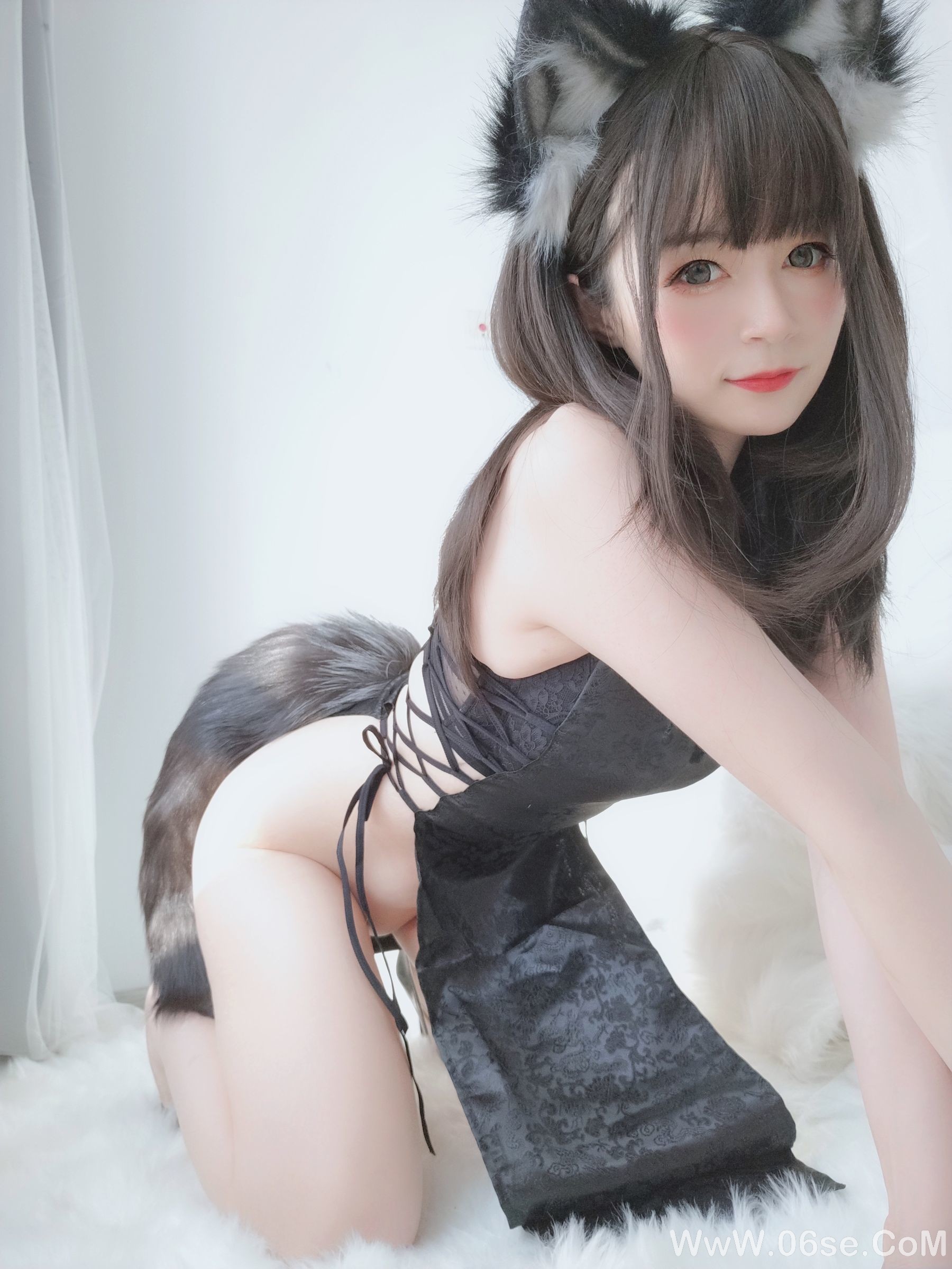 图片[8]-Coser小姐姐白银 小黑狼[104P]-六色网