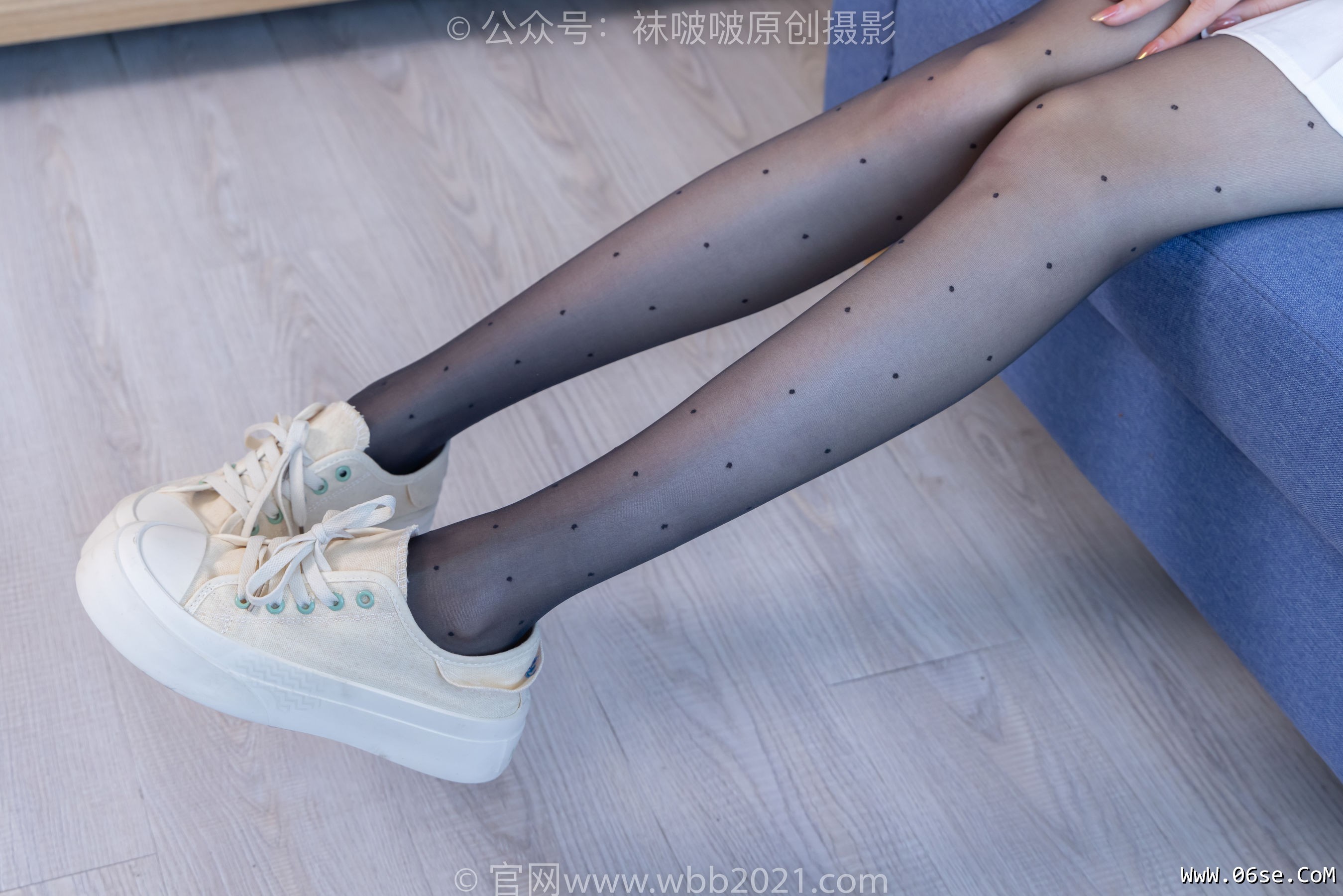 图片[38]-BoBoSocks袜啵啵 No.403 稚予 -高跟鞋、板鞋、波点黑丝、波点白丝[145P]-六色网