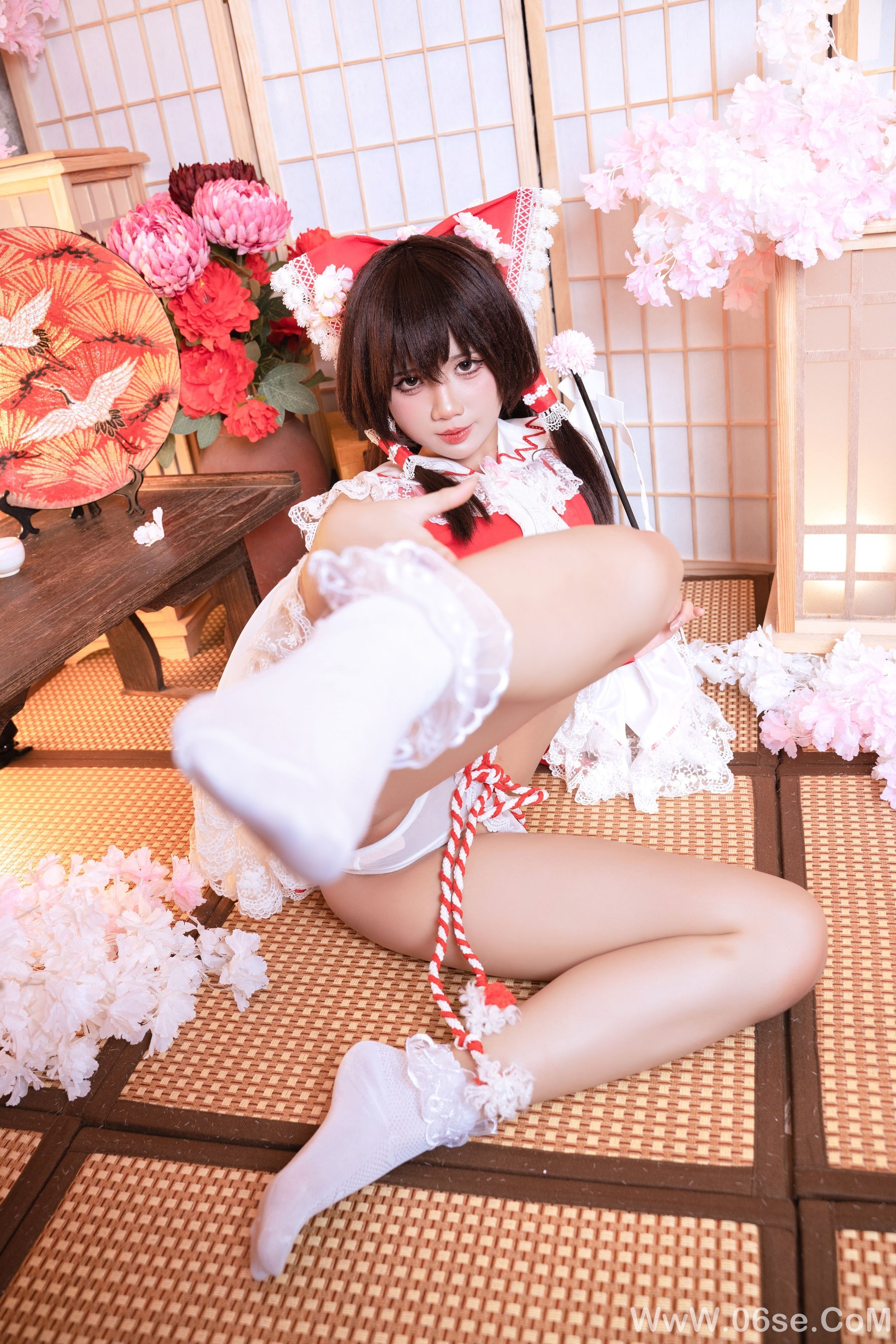 图片[18]-PoppaChan – Reimu Hakurei[40P]-六色网
