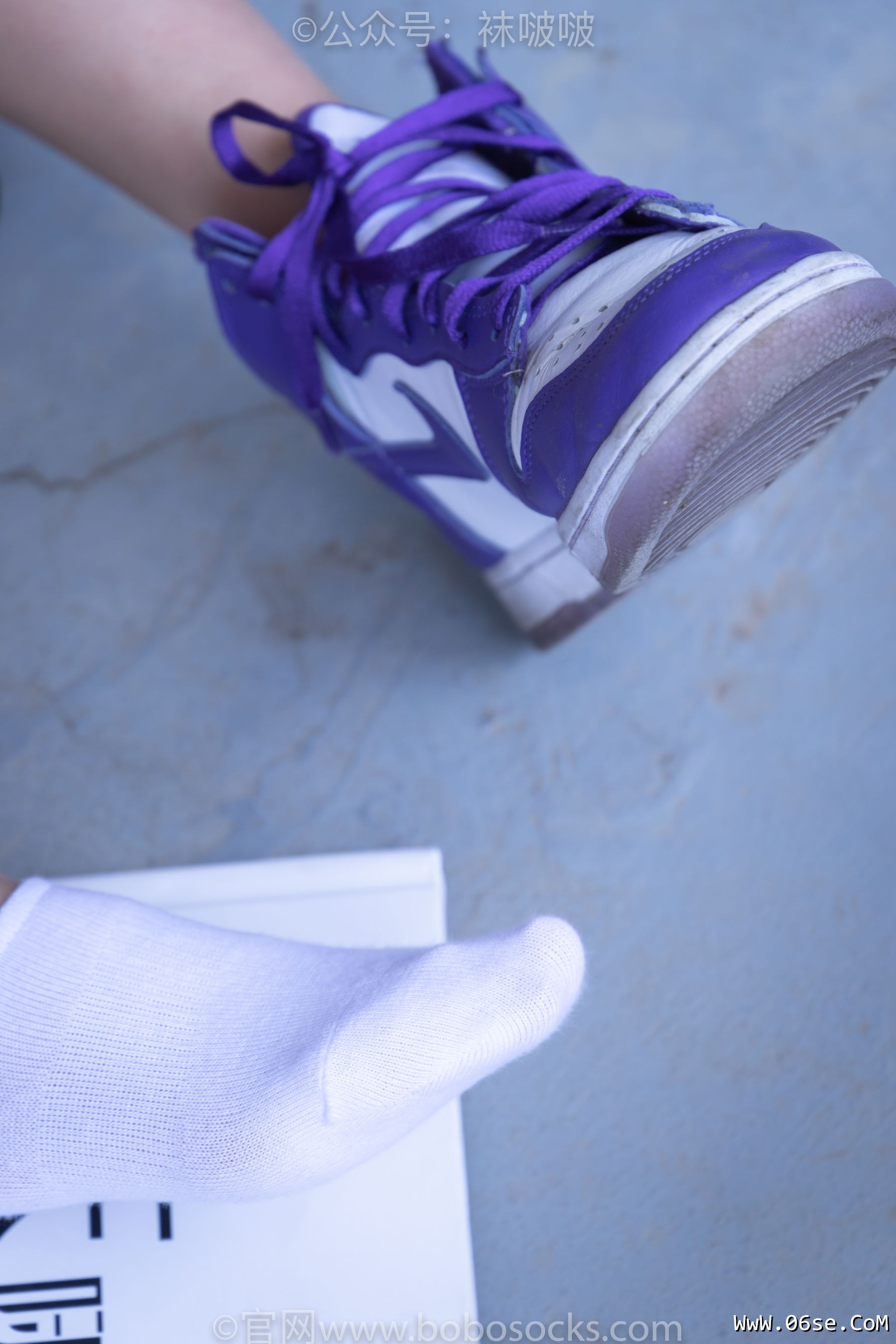 图片[44]-BoBoSocks袜啵啵 积分限定作品002 泡芙- AJ、白色棉质船袜、裸足[135P]-六色网